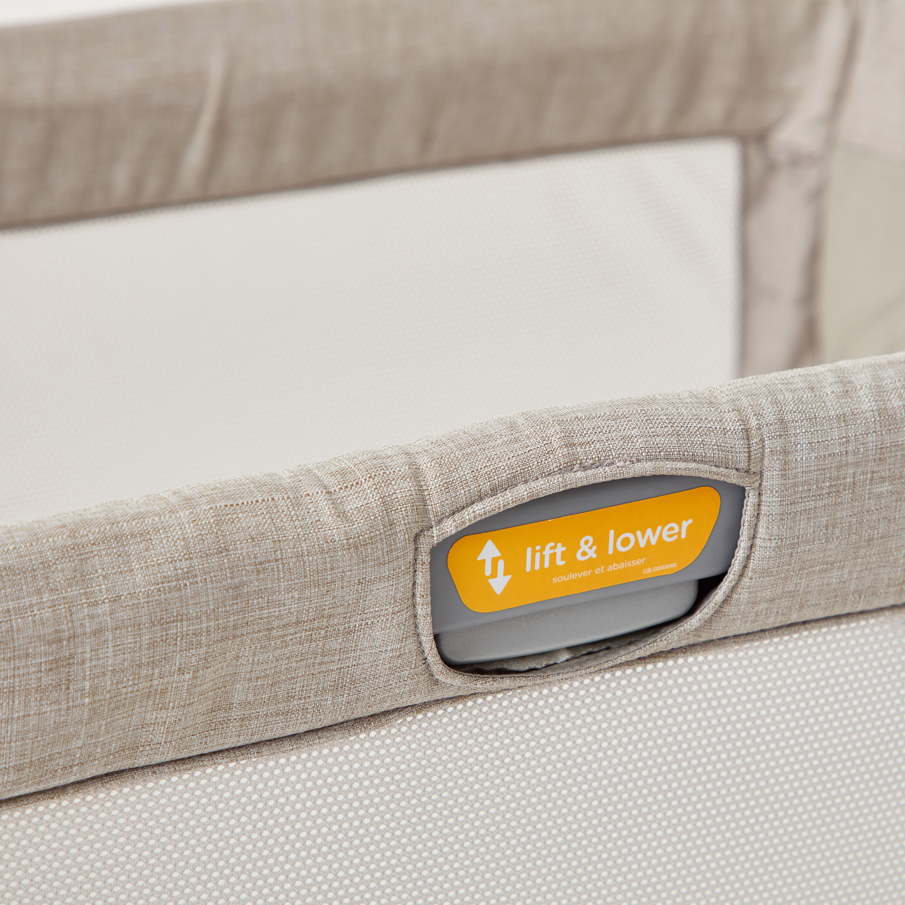 Joie Roomie Crib and Co-sleeper - Grey Flannel (0-6 months)-baby-nursery-furniture-cribsandbeds-bassinets-image-3