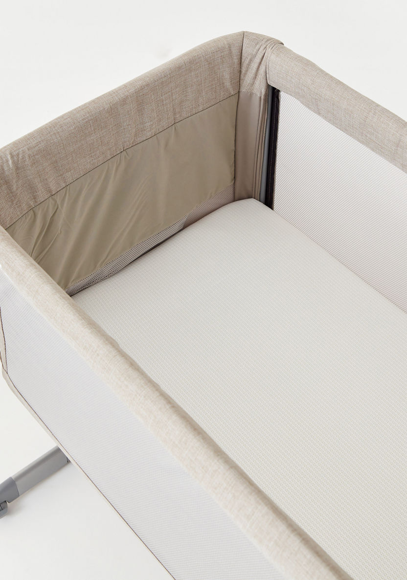 Joie Roomie Glide Crib and Co-sleeper - Almond (0-6 months)-Cradles and Bassinets-image-3