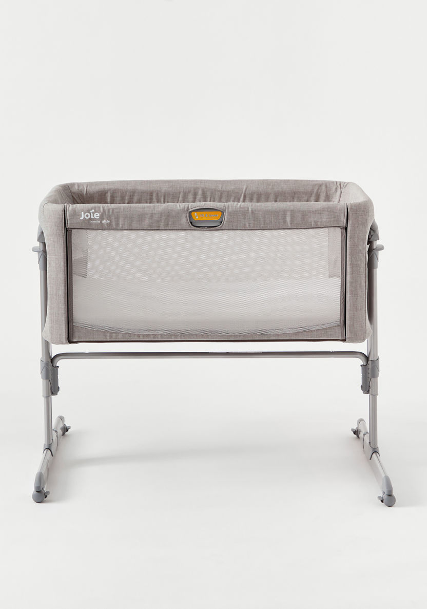 Joie Roomie Crib and Co-sleeper - Foggy Grey (0-6 months)-Cradles and Bassinets-image-1