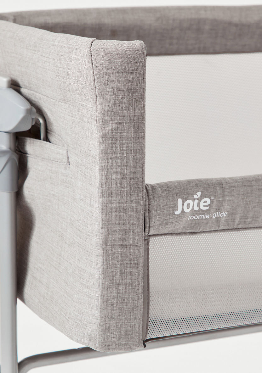 Joie Roomie Crib and Co-sleeper - Foggy Grey (0-6 months)-Cradles and Bassinets-image-7