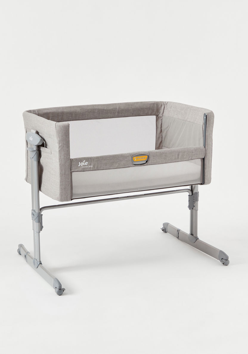 Joie Roomie Crib and Co-sleeper - Foggy Grey (0-6 months)-Cradles and Bassinets-image-8
