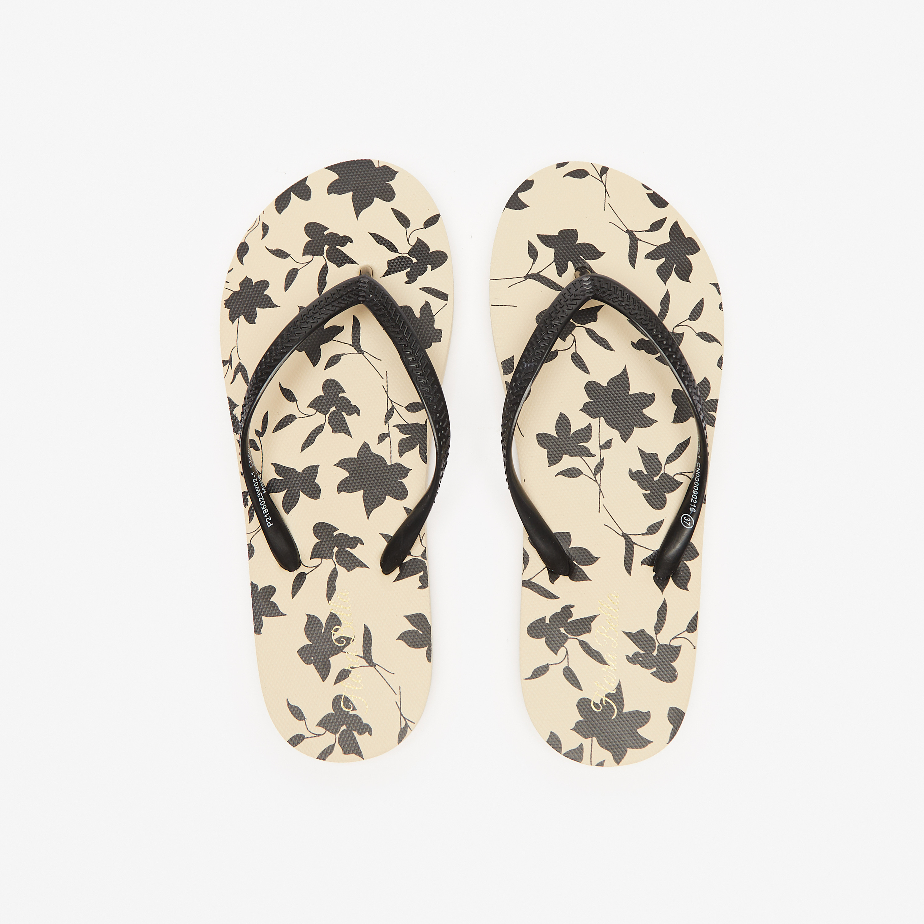 Patterned store flip flops