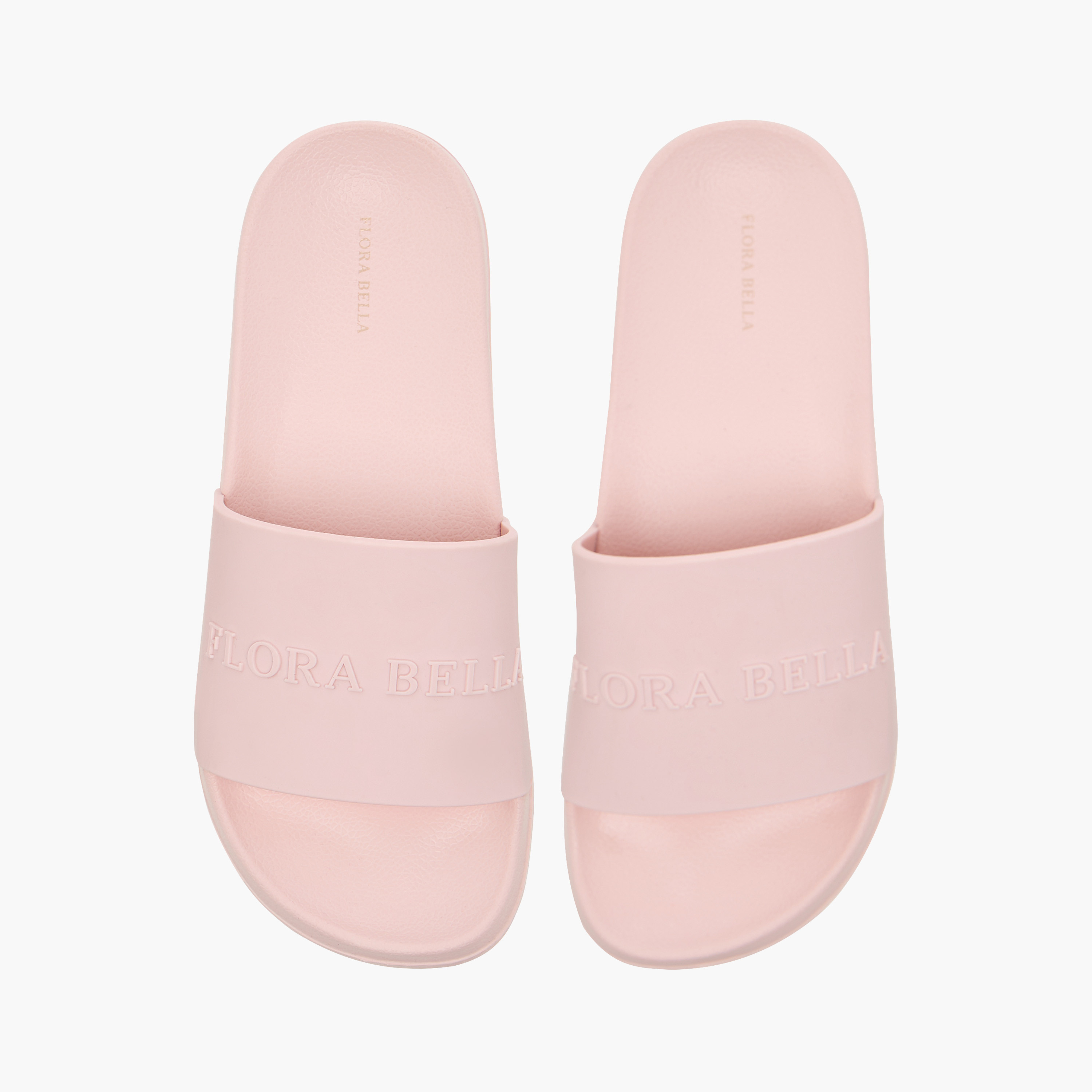 Flora Bella Logo Detail Slip-On Slides-women-shoes-flipflopsandslides-image-1