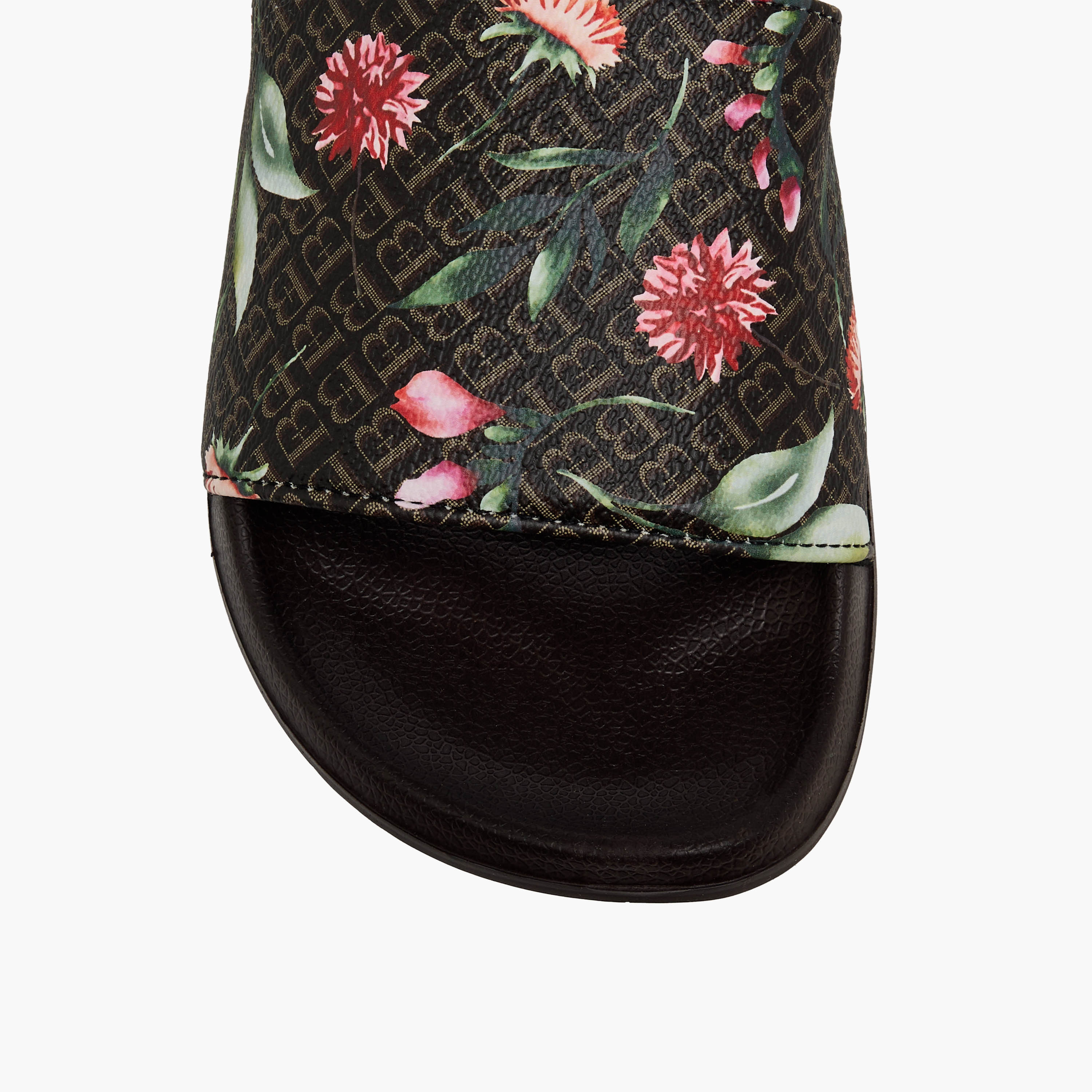 Flora Bella Women Monogram Floral Print Slides-women-shoes-flipflopsandslides-image-4