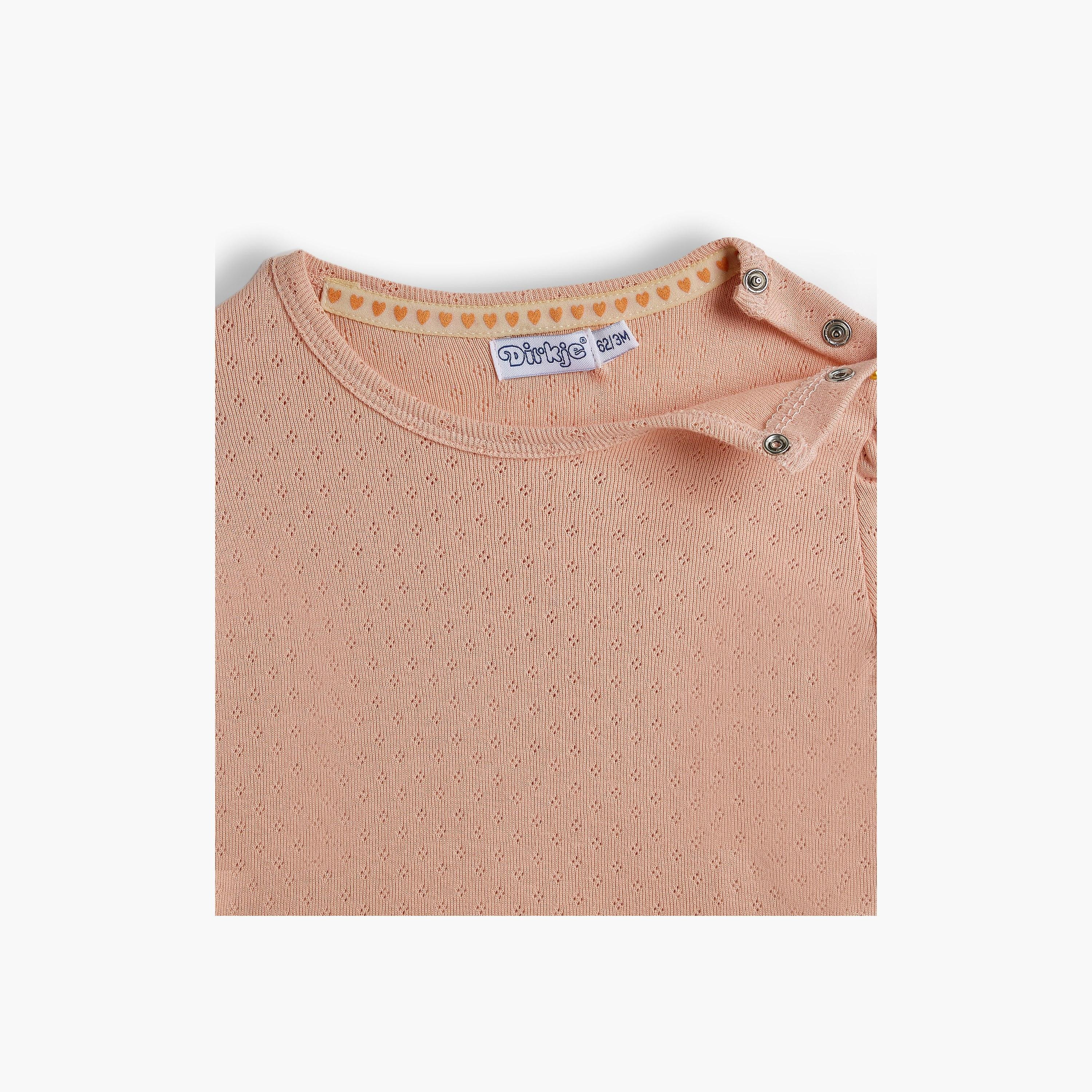 جمبسوت بطبعة زهور بأكمام قصيرة وتيشيرت وقبعة قطعتين من ديركجي-baby-girls-clothing-setsandcoords-image-5