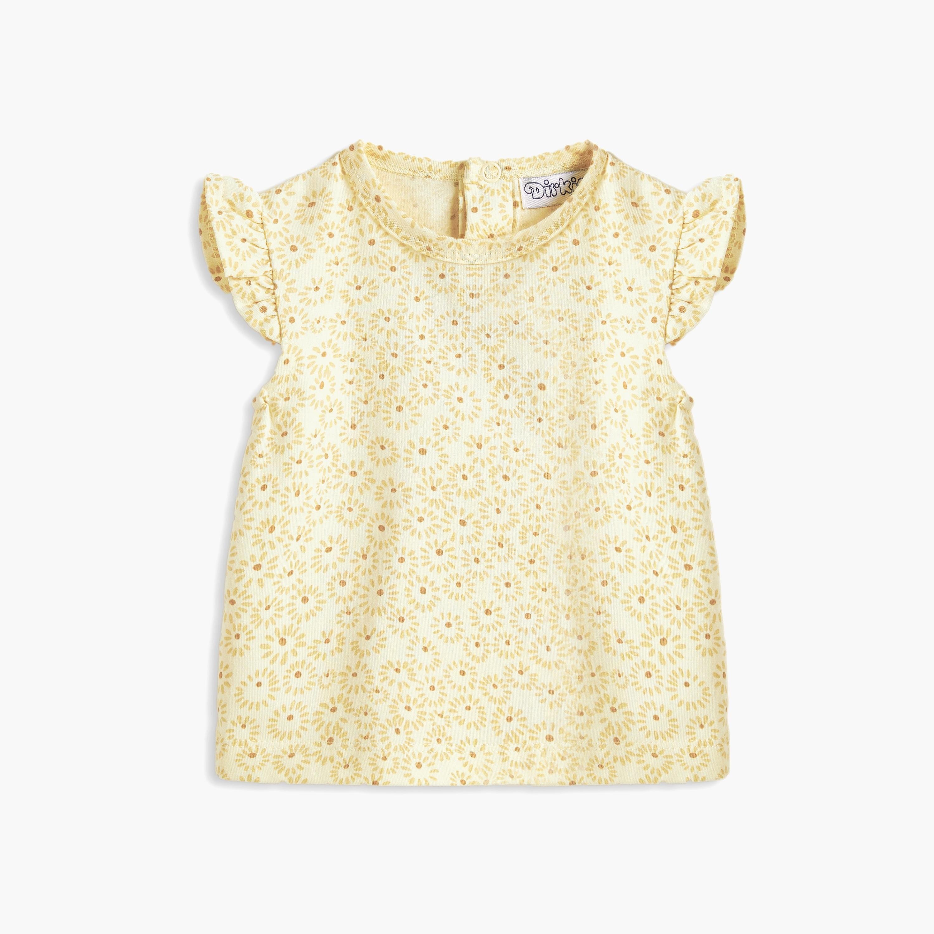 تي شيرت مطبوع بأكمام قصيرة مع شورت قطعتين من ديركجي-baby-girls-clothing-setsandcoords-image-2