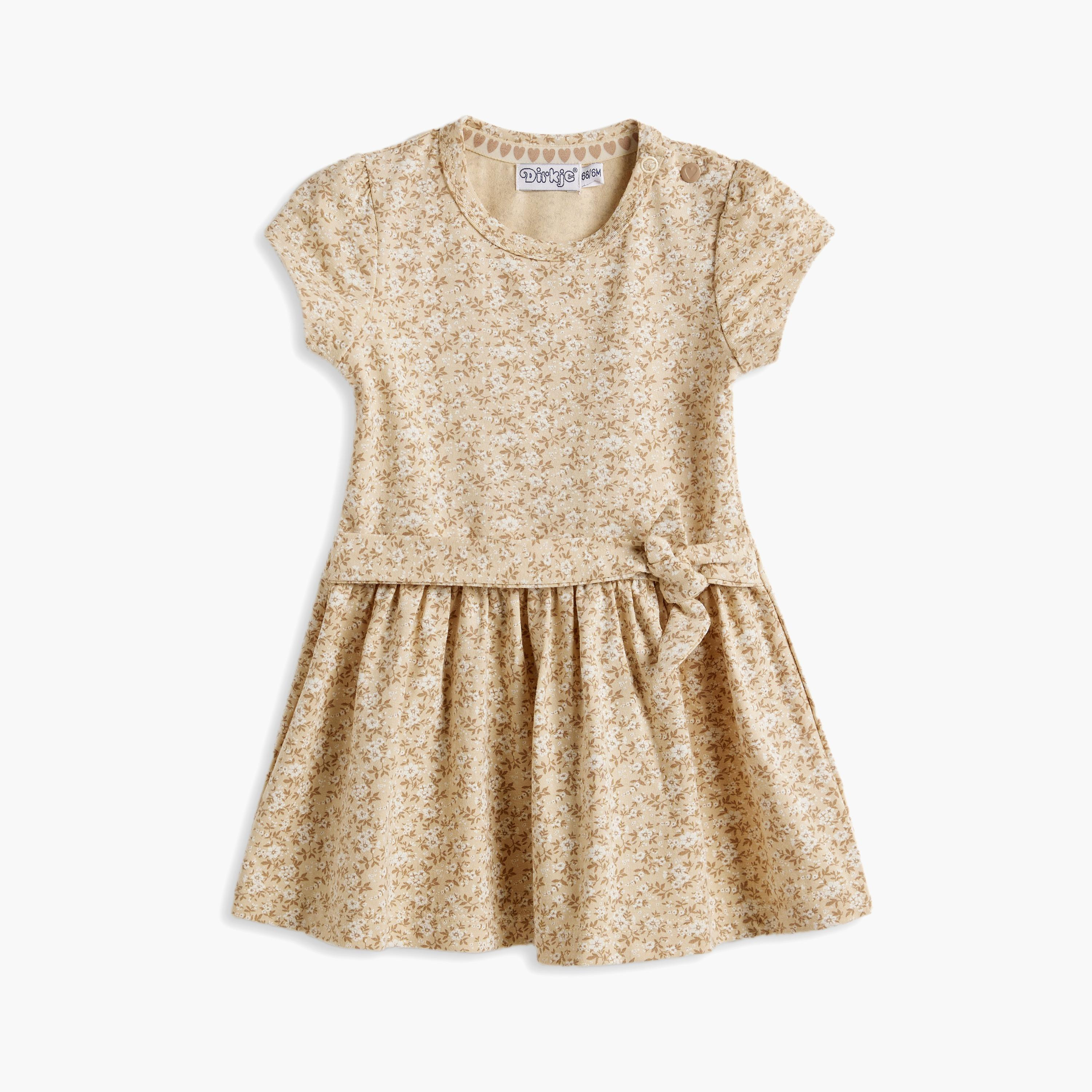 Dirkje 2-Piece Floral Printed Short Sleeves Dress with Headband-baby-girls-clothing-dressesandjumpsuits-image-1