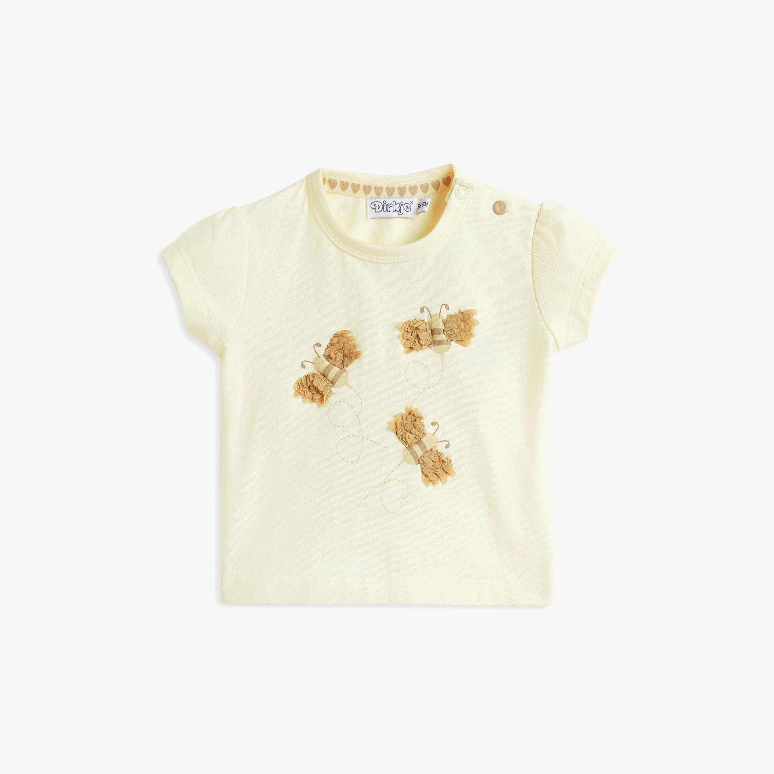 Dirkje 3-Piece Printed Short Sleeves T-Shirt, Pants with Headband-girls-clothing-setsandcoords-image-2