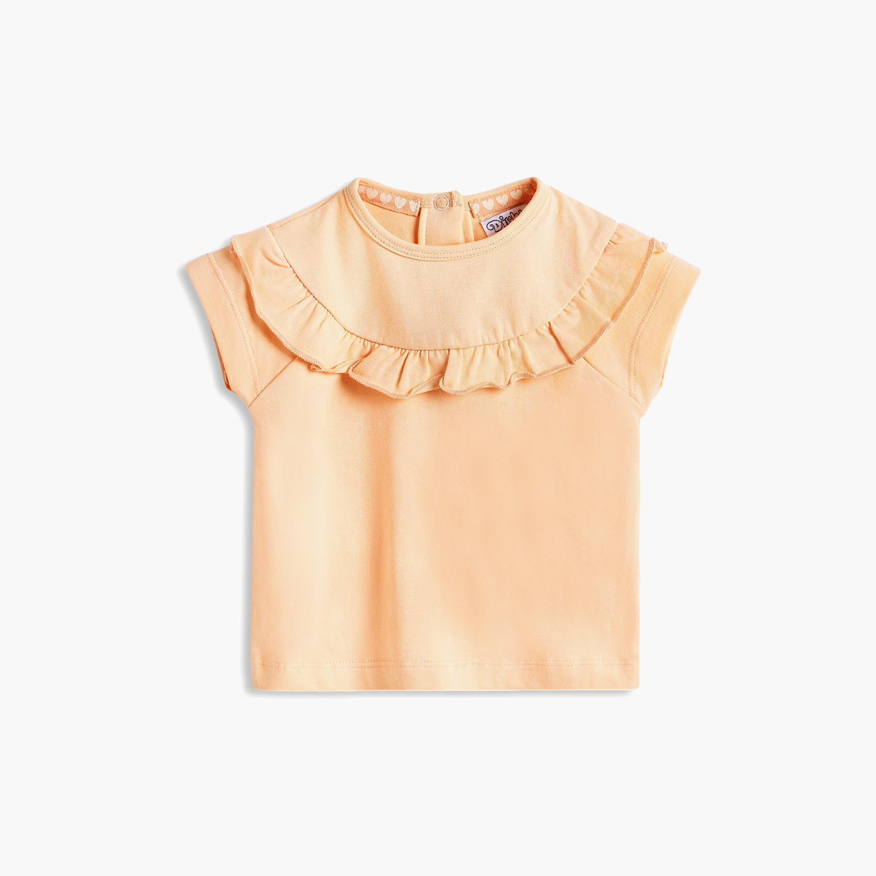 تي شيرت مطبوع بأكمام قصيرة وبنطلون مع عصابة رأس 3 قطع من ديركجي-baby-girls-clothing-setsandcoords-image-2