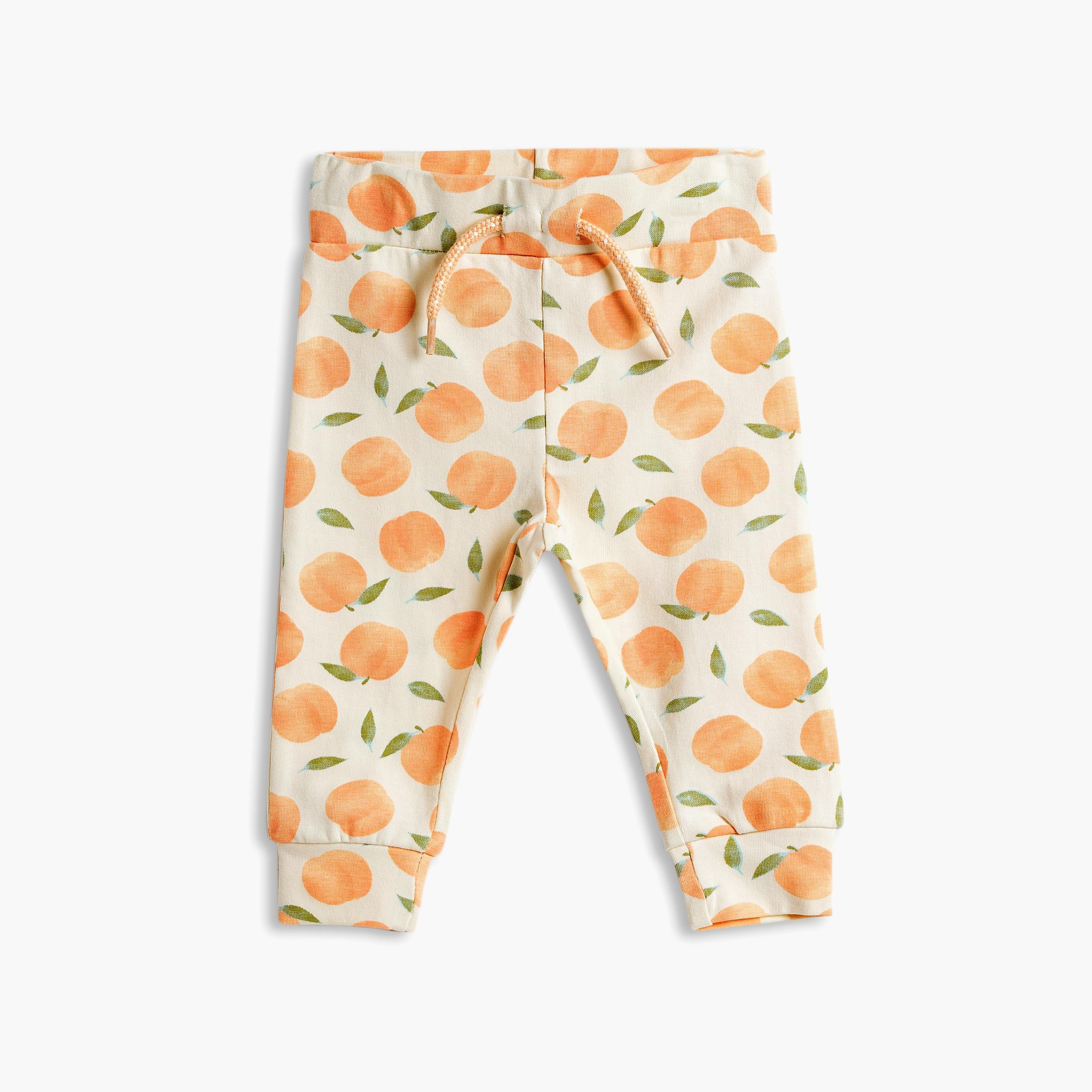 تي شيرت مطبوع بأكمام قصيرة وبنطلون مع عصابة رأس 3 قطع من ديركجي-baby-girls-clothing-setsandcoords-image-4