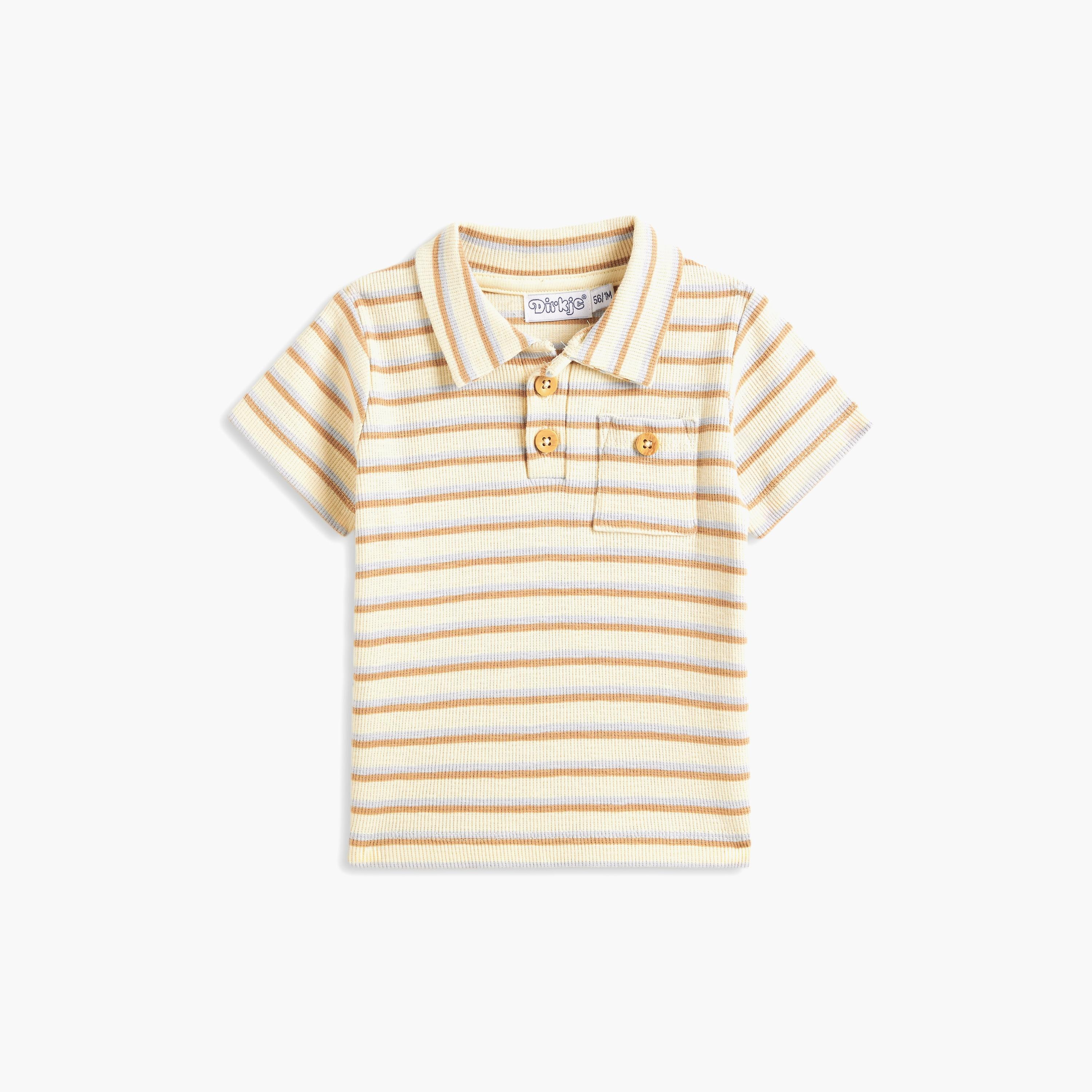 Dirkje 2-Piece Striped Short Sleeves T-Shirt with Shorts-baby-boys-clothing-setsandcoords-image-2
