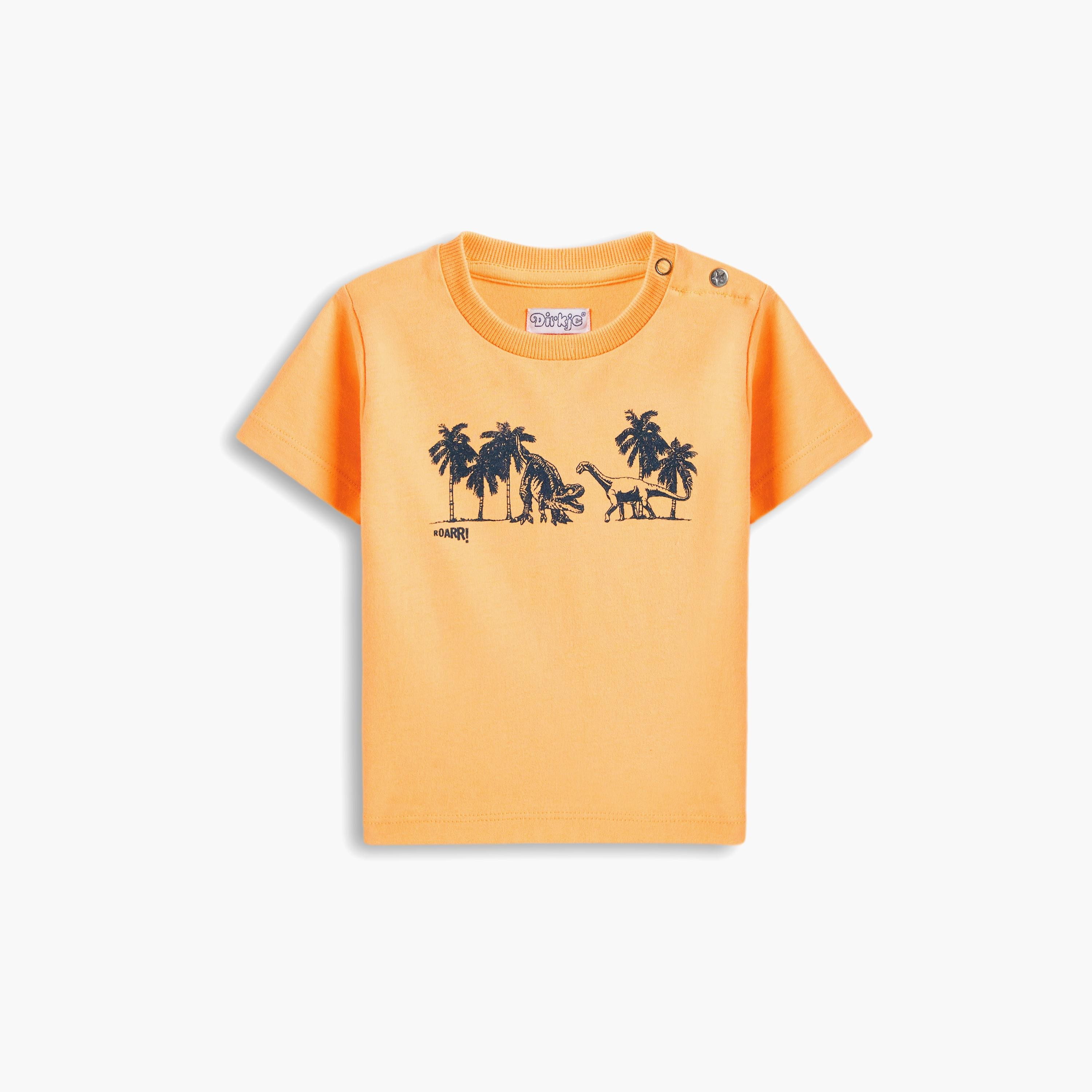 Dirkje 2-Piece Printed Short Sleeves T-Shirt with Shorts-boys-clothing-setsandcoords-image-2