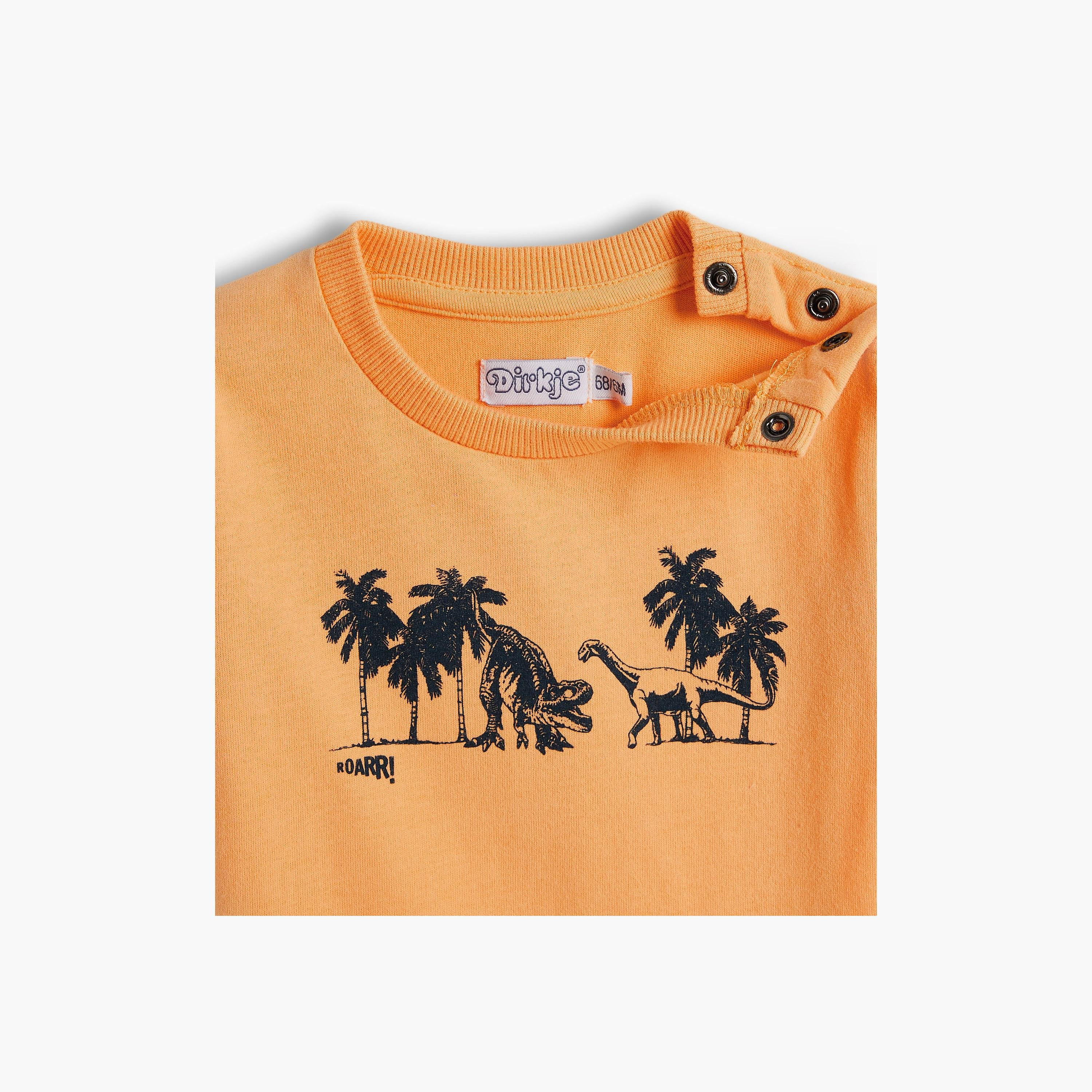 Dirkje 2-Piece Printed Short Sleeves T-Shirt with Shorts-boys-clothing-setsandcoords-image-3
