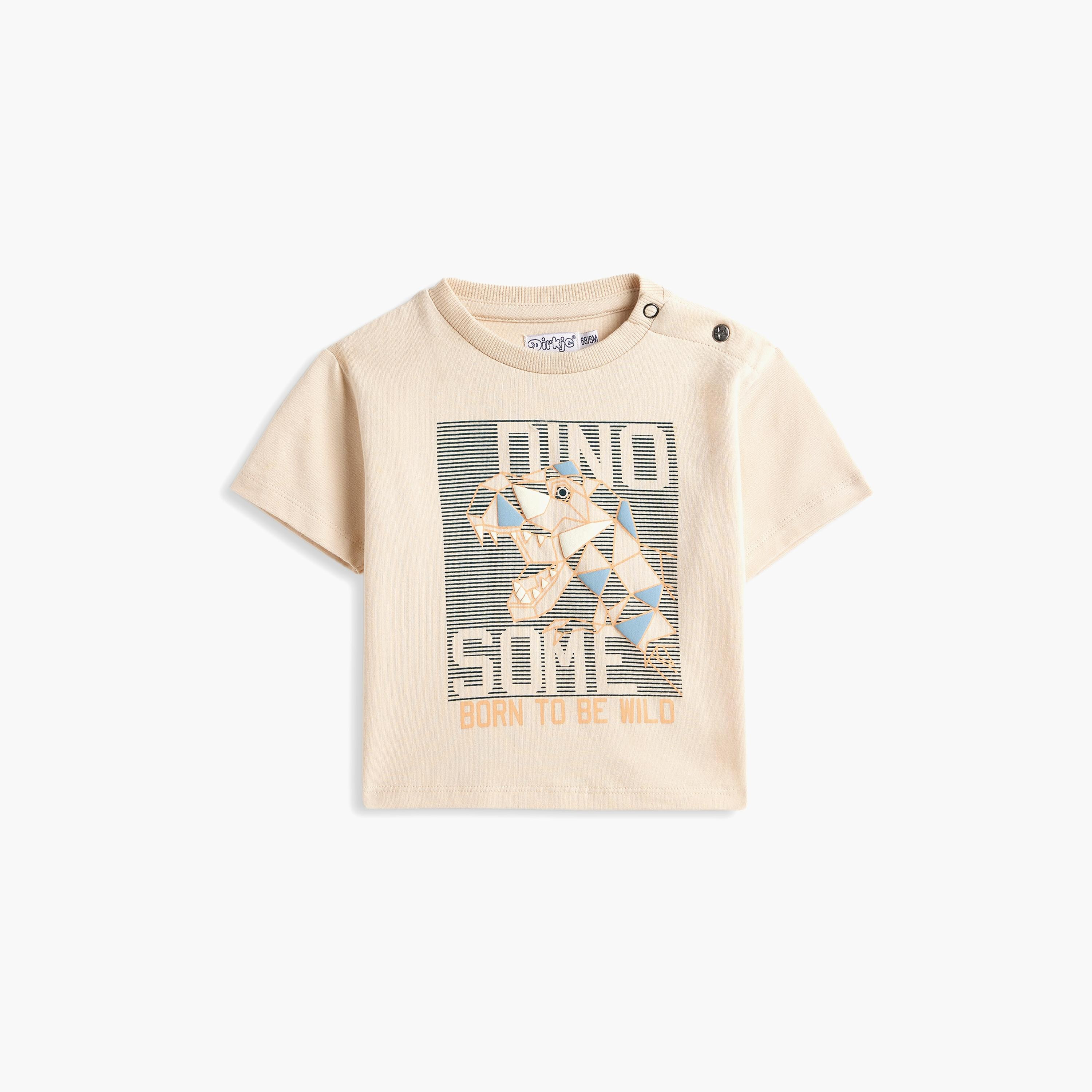 Dirkje 2-Piece Printed Short Sleeves T-Shirt with Joggers-baby-boys-clothing-setsandcoords-image-2
