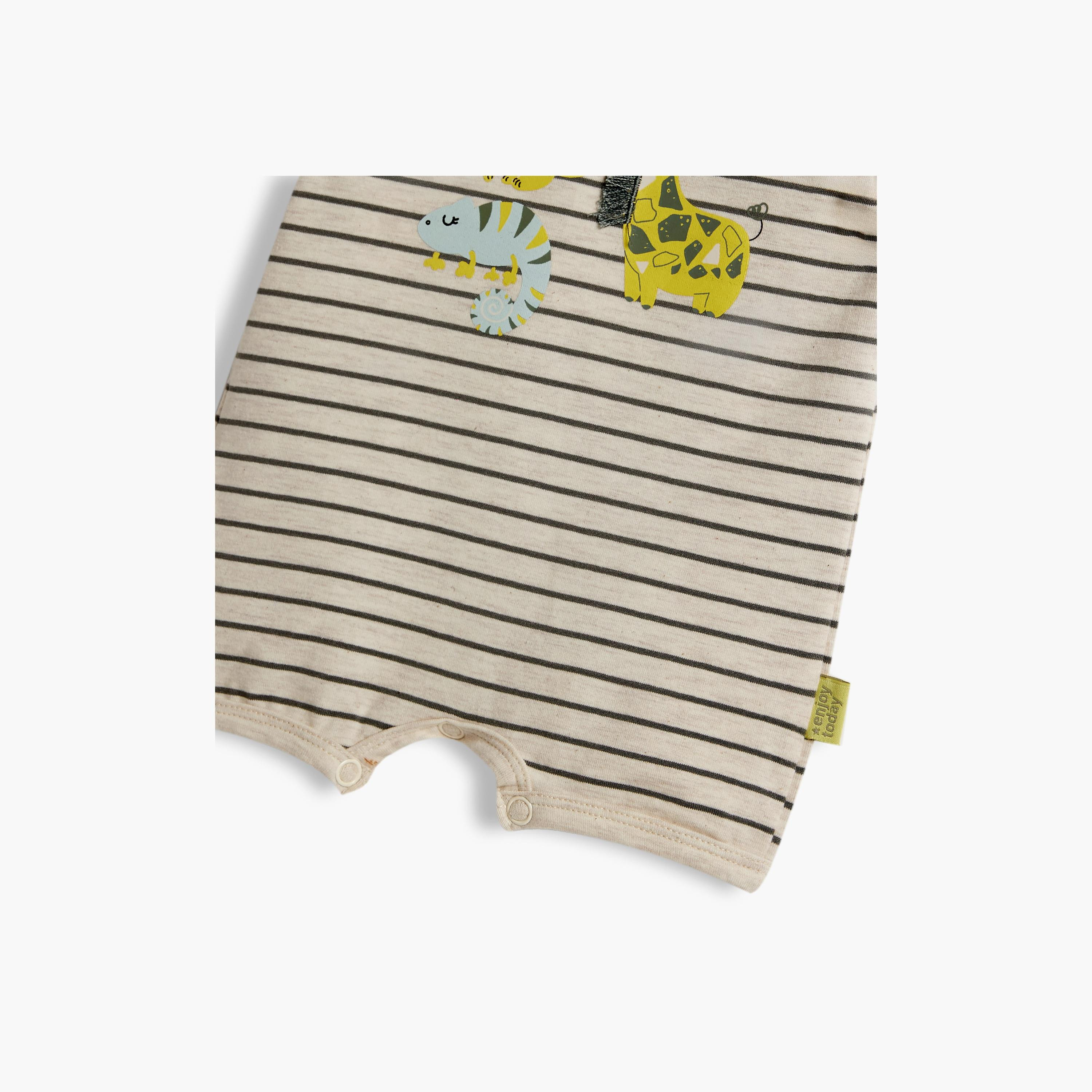 Dirkje Striped Short Sleeves Bodysuit-baby-boys-clothing-bodysuits-image-4