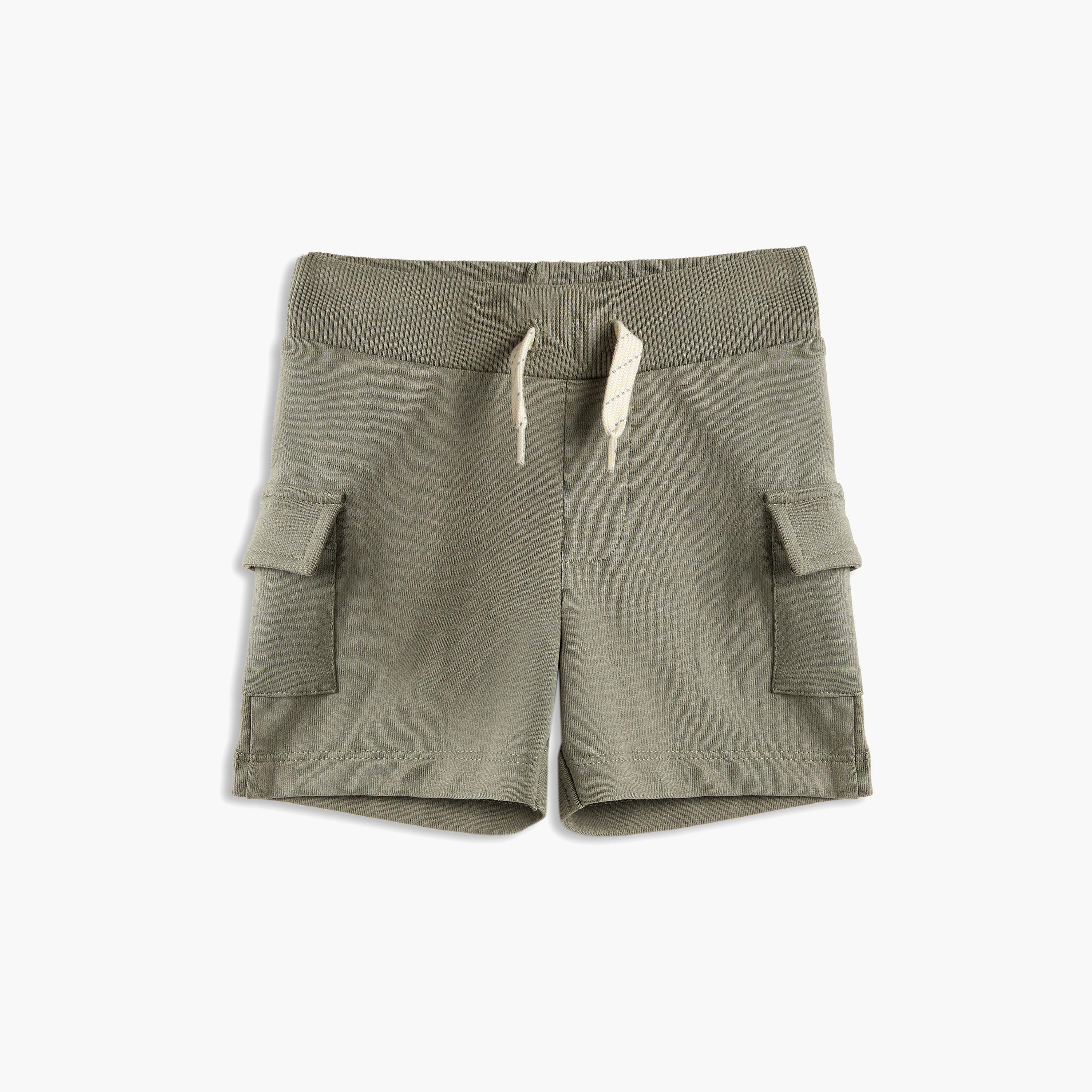 قميص بطبعة زهور بأكمام قصيرة مع شورت قطعتين من ديركجي-boys-clothing-setsandcoords-image-4