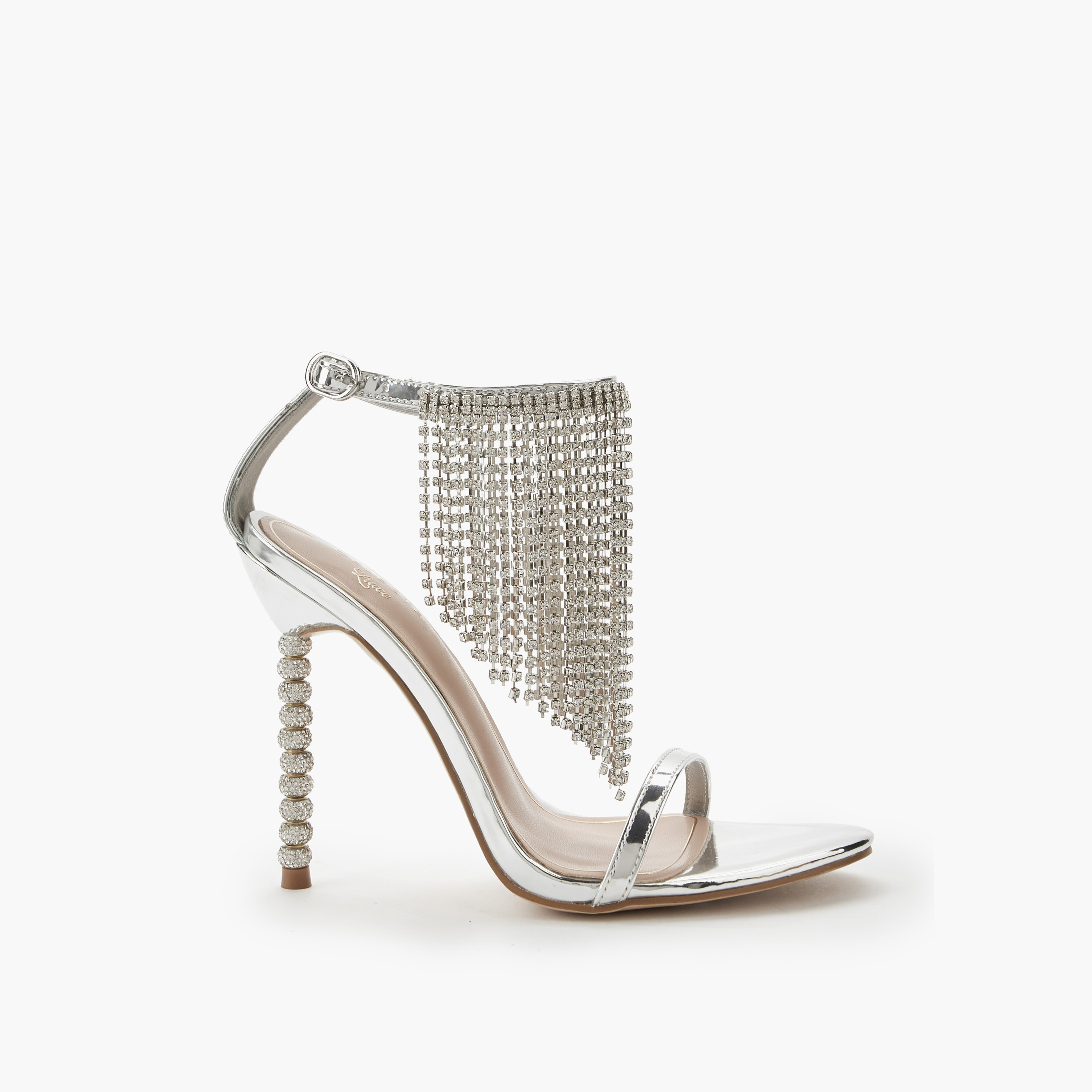 صندل نسائي بحزام كاحل مزين من سيليست-women-shoes-sandals-heeled-image-2