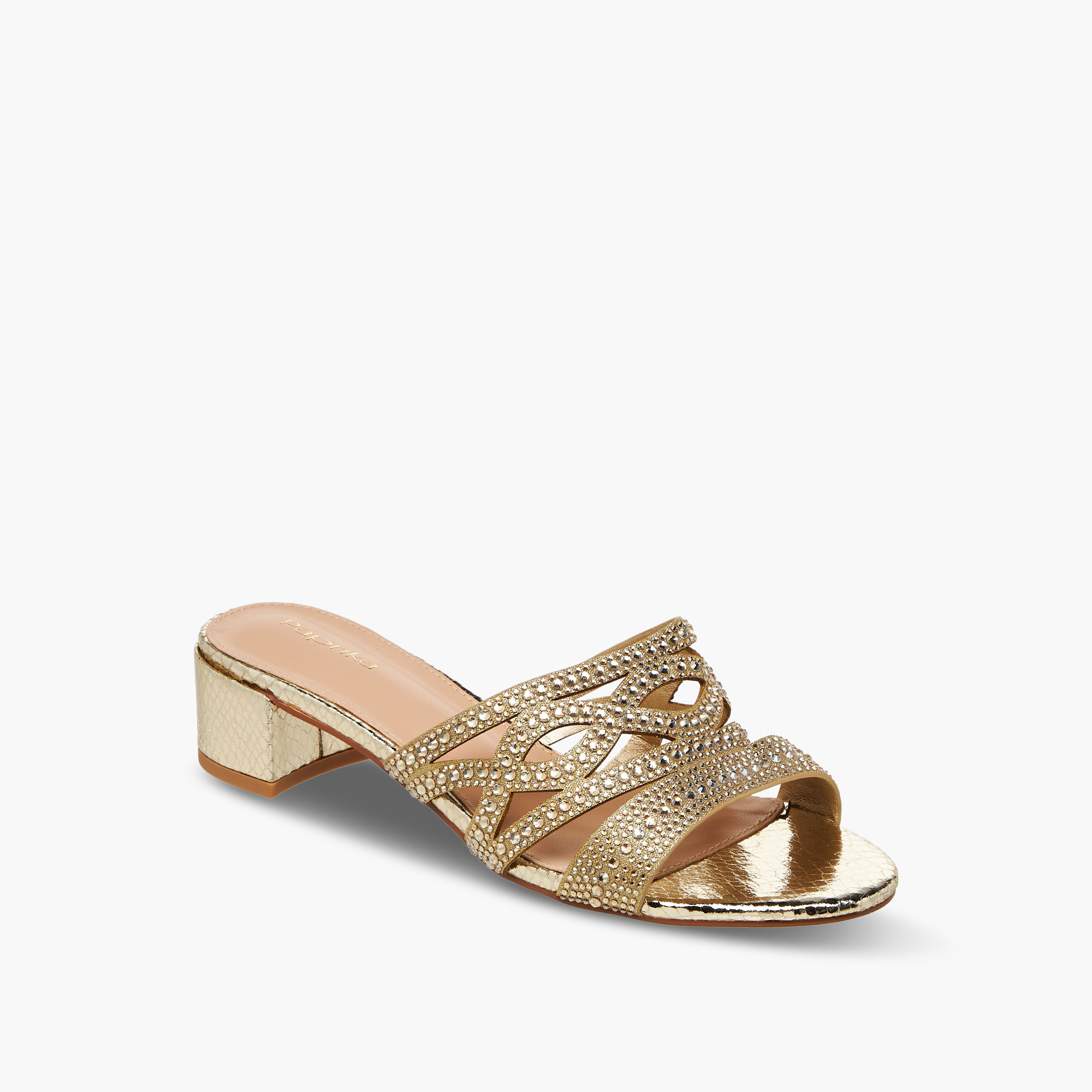 صندل سهل الارتداء مزين بكعب سميك للنساء من بابريكا-women-shoes-sandals-heeled-image-2