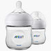 Philips Avent Natural Feeding Bottle with Cap 125 ml - Set of 2-Bottles and Teats-thumbnail-0