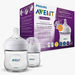 Philips Avent Natural Feeding Bottle with Cap 125 ml - Set of 2-Bottles and Teats-thumbnail-1