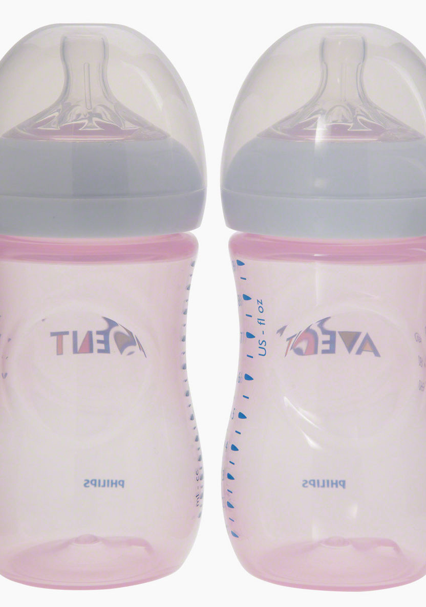 Philips Avent Natural Feeding Bottle 260 ml - Pack of 2-Bottles and Teats-image-1
