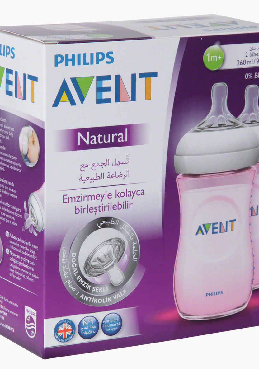 Philips Avent Natural Feeding Bottle 260 ml - Pack of 2-Bottles and Teats-image-3