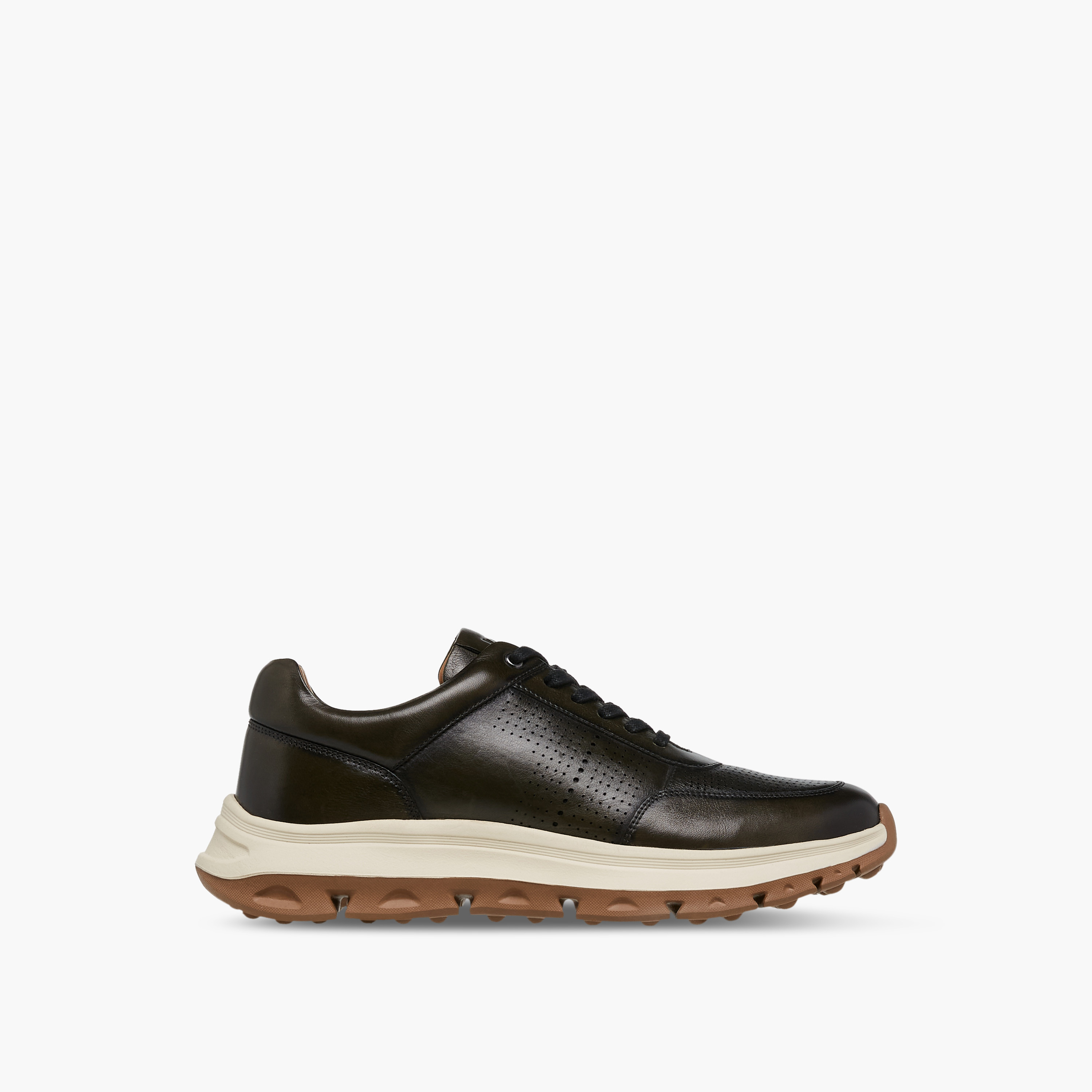 حذاء سنيكرز جلد مثقّب برباط للرجال من دوتشيني-men-shoes-sneakers-image-3