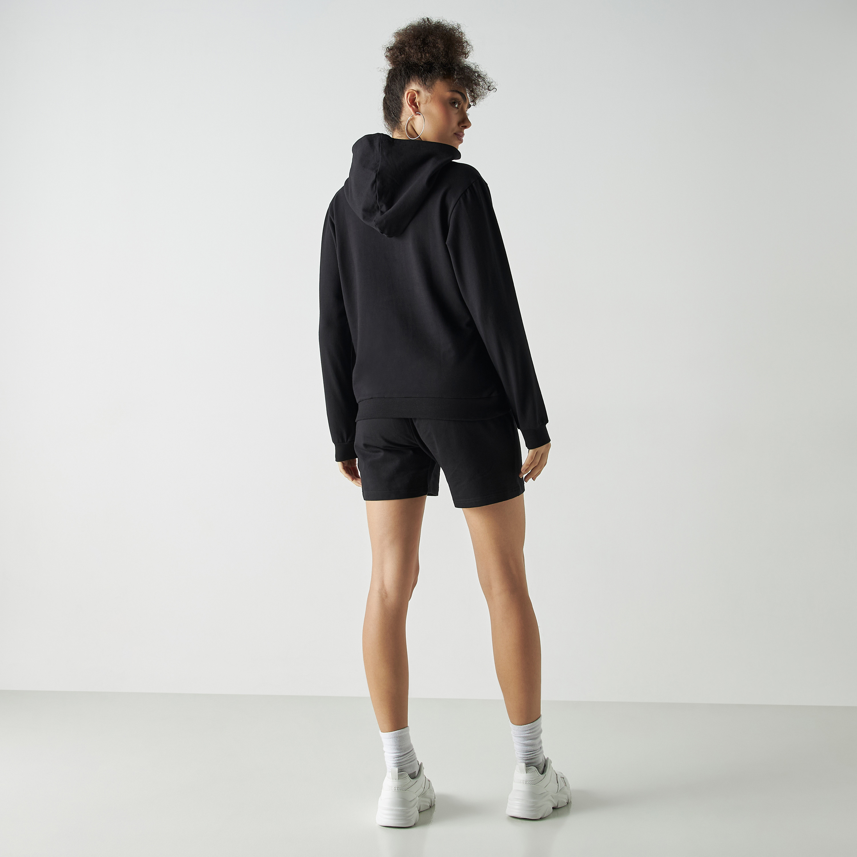 بدلة رياضية من شورتات وهودي كو-اوردز من بنجولين ستراتاتيك بلون أصفر-women-clothing-coordsets-image-32