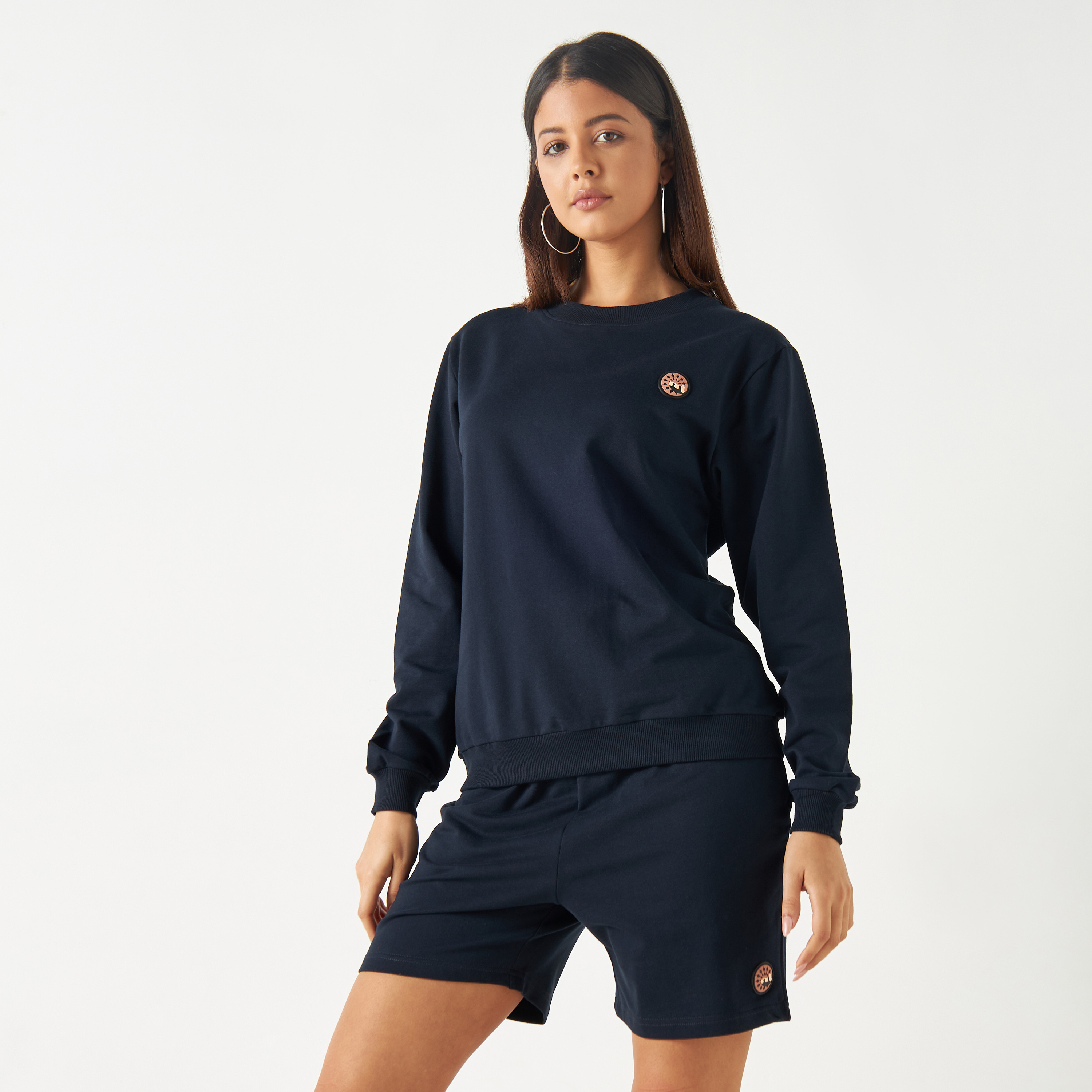 بدلة رياضية من شورتات وهودي كو-اوردز من بنجولين ستراتاتيك بلون أصفر-women-clothing-coordsets-image-16
