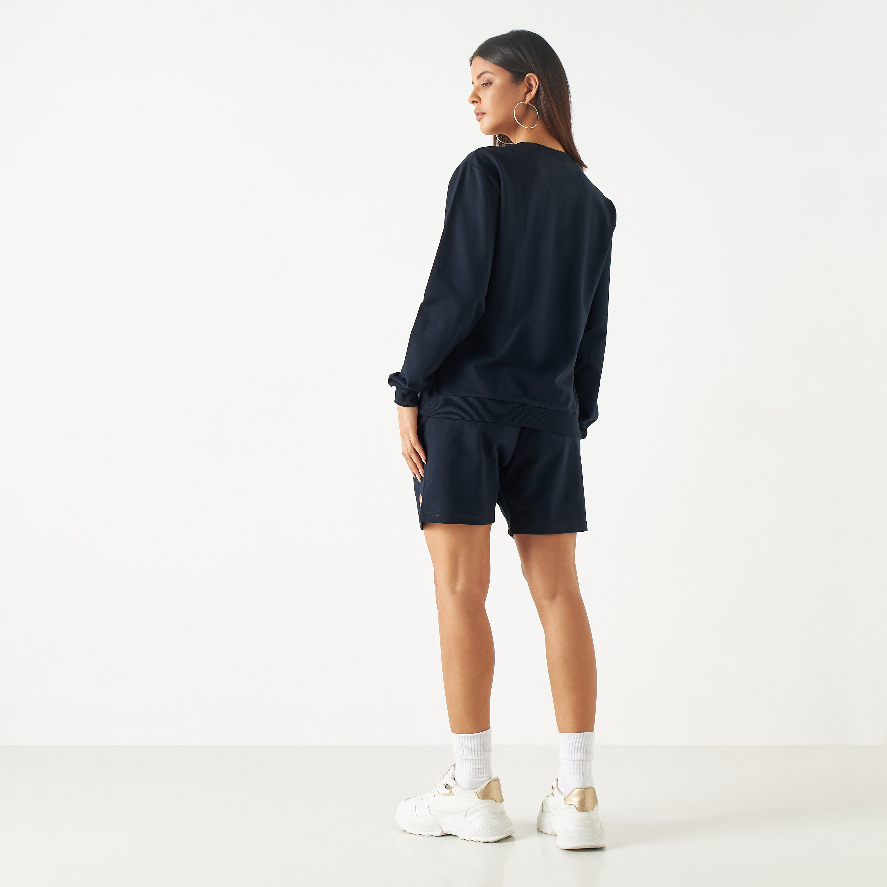 بدلة رياضية من شورتات وهودي كو-اوردز من بنجولين ستراتاتيك بلون أصفر-women-clothing-coordsets-image-18
