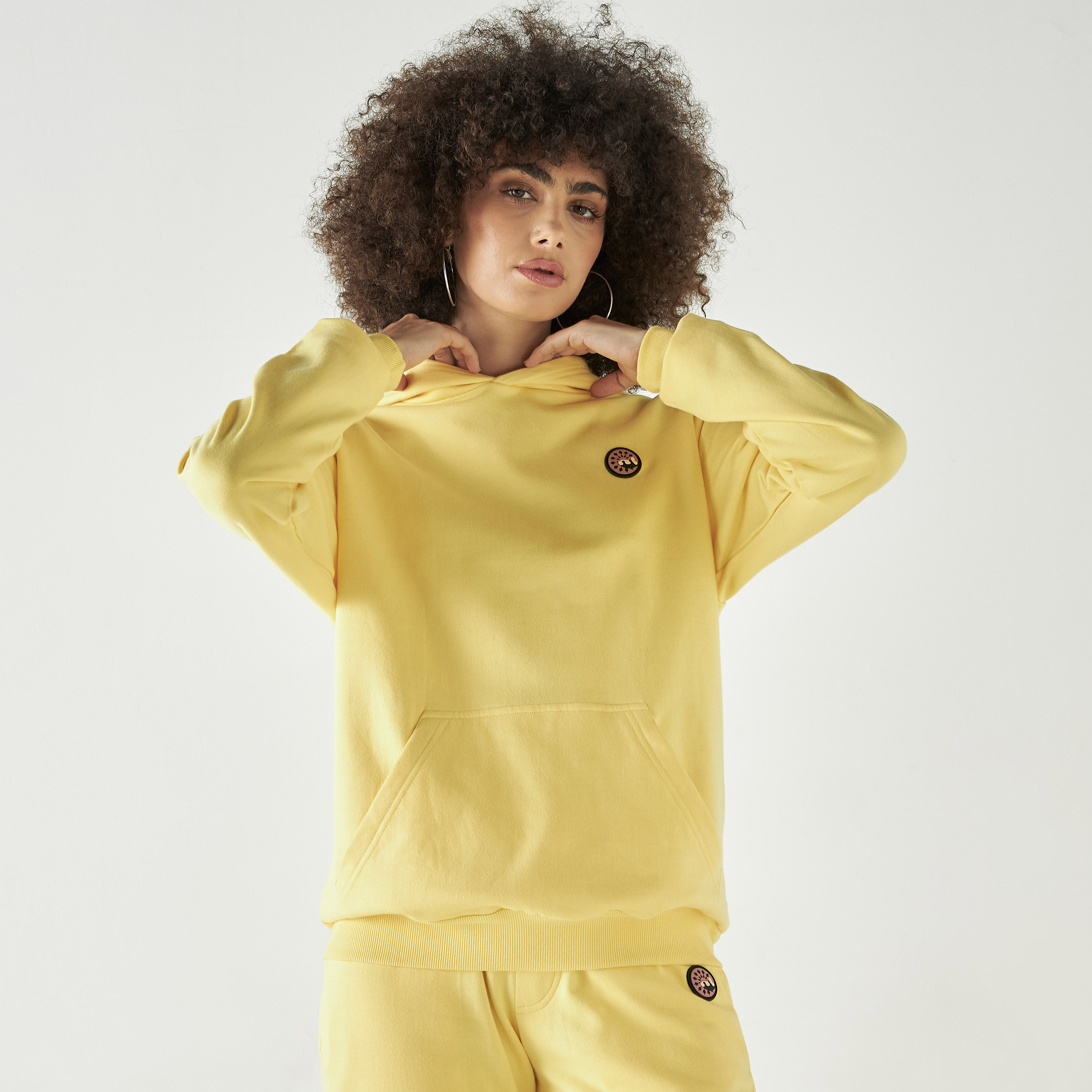 Pangolin Yellow Havana Hoodie-women-clothing-hoodiesandsweatshirts-hoodies-image-1