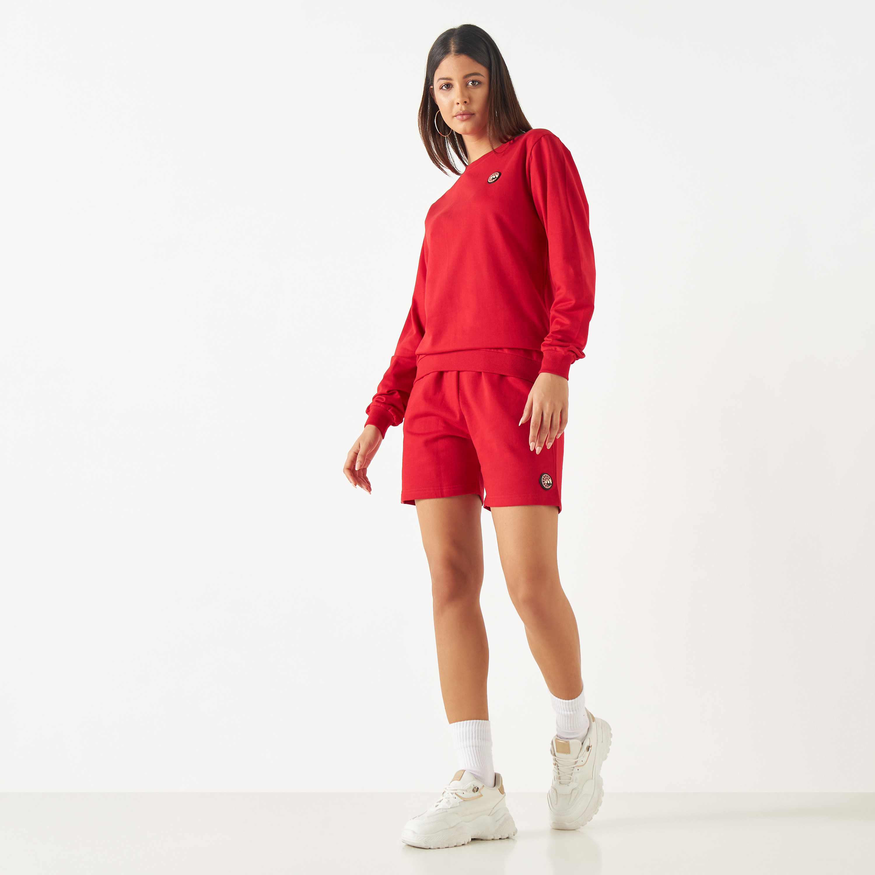 شورتات من بنجولين نبولي باللون الرمادي-women-clothing-bottoms-shorts-image-17
