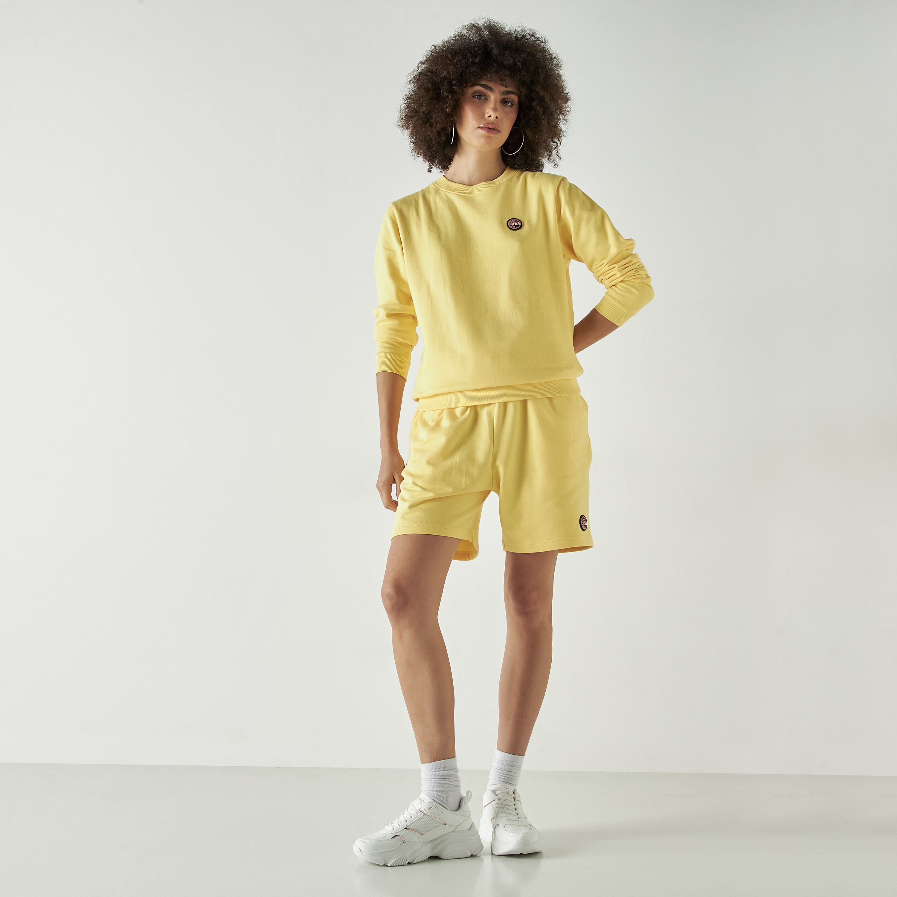 شورتات من بنجولين نبولي باللون الرمادي-women-clothing-bottoms-shorts-image-8
