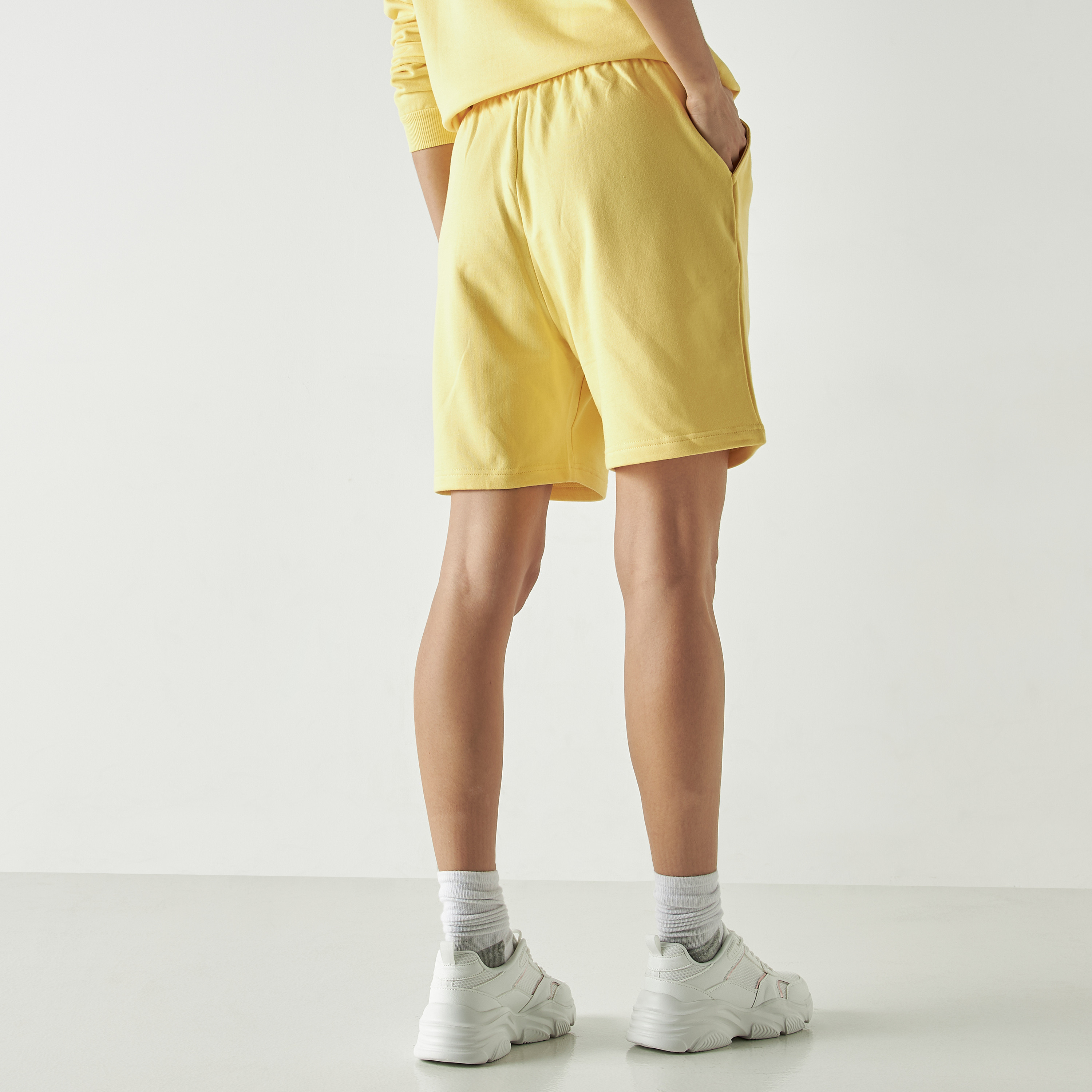 شورتات من بنجولين نبولي باللون الرمادي-women-clothing-bottoms-shorts-image-9