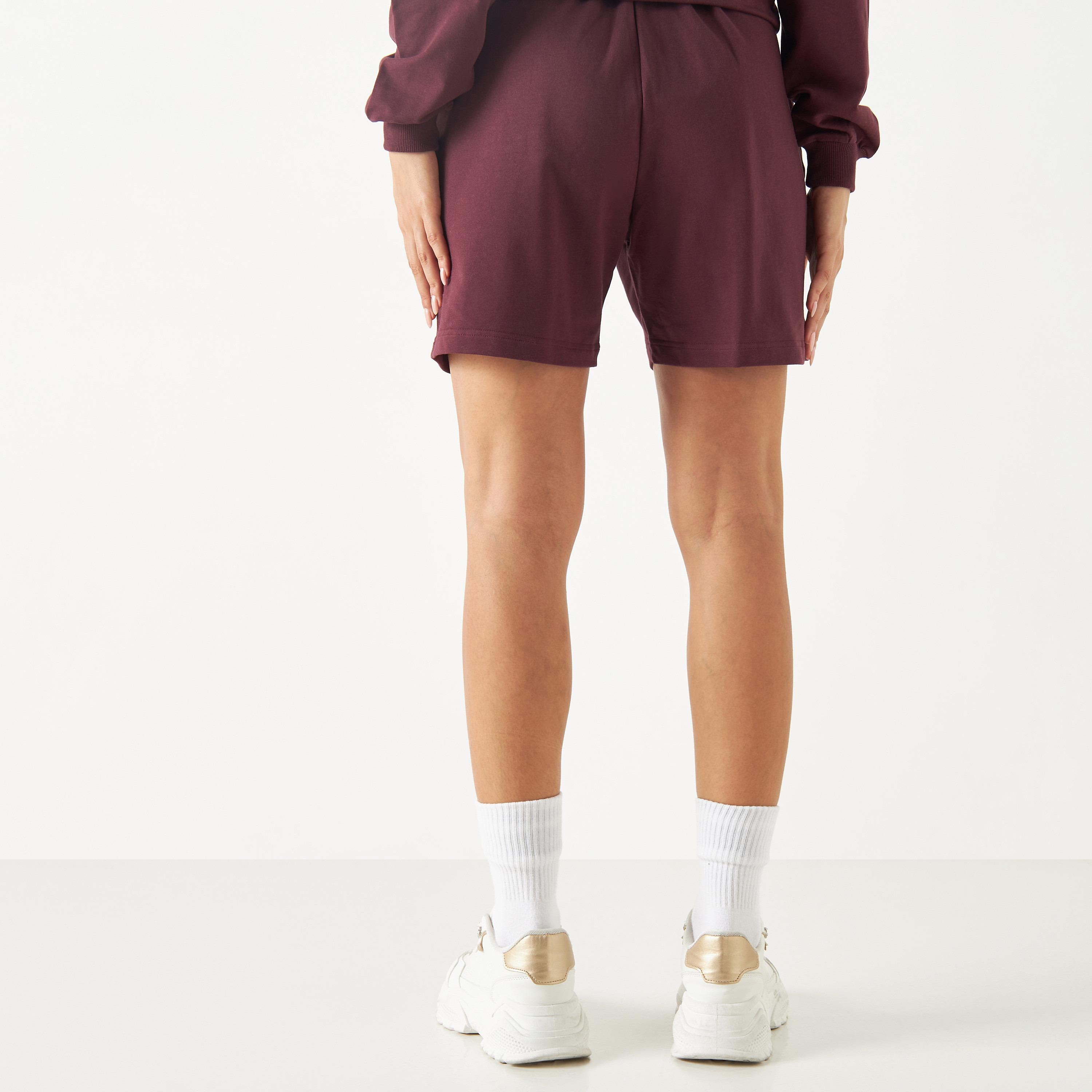 Pangolin Red StrataTech Shorts-women-clothing-bottoms-shorts-image-3