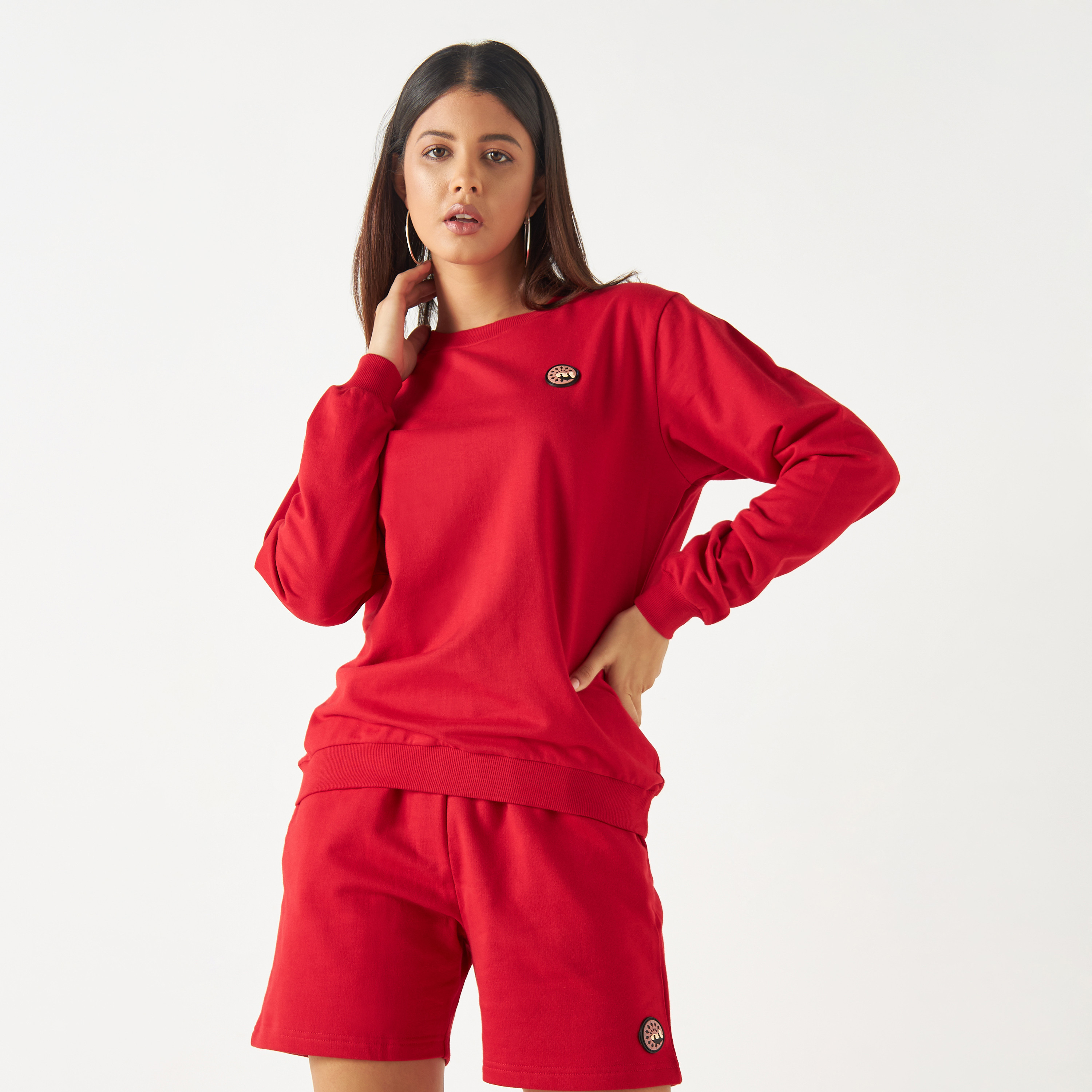 Pangolin Red Havana Sweatshirt-women-clothing-hoodiesandsweatshirts-sweatshirts-image-1