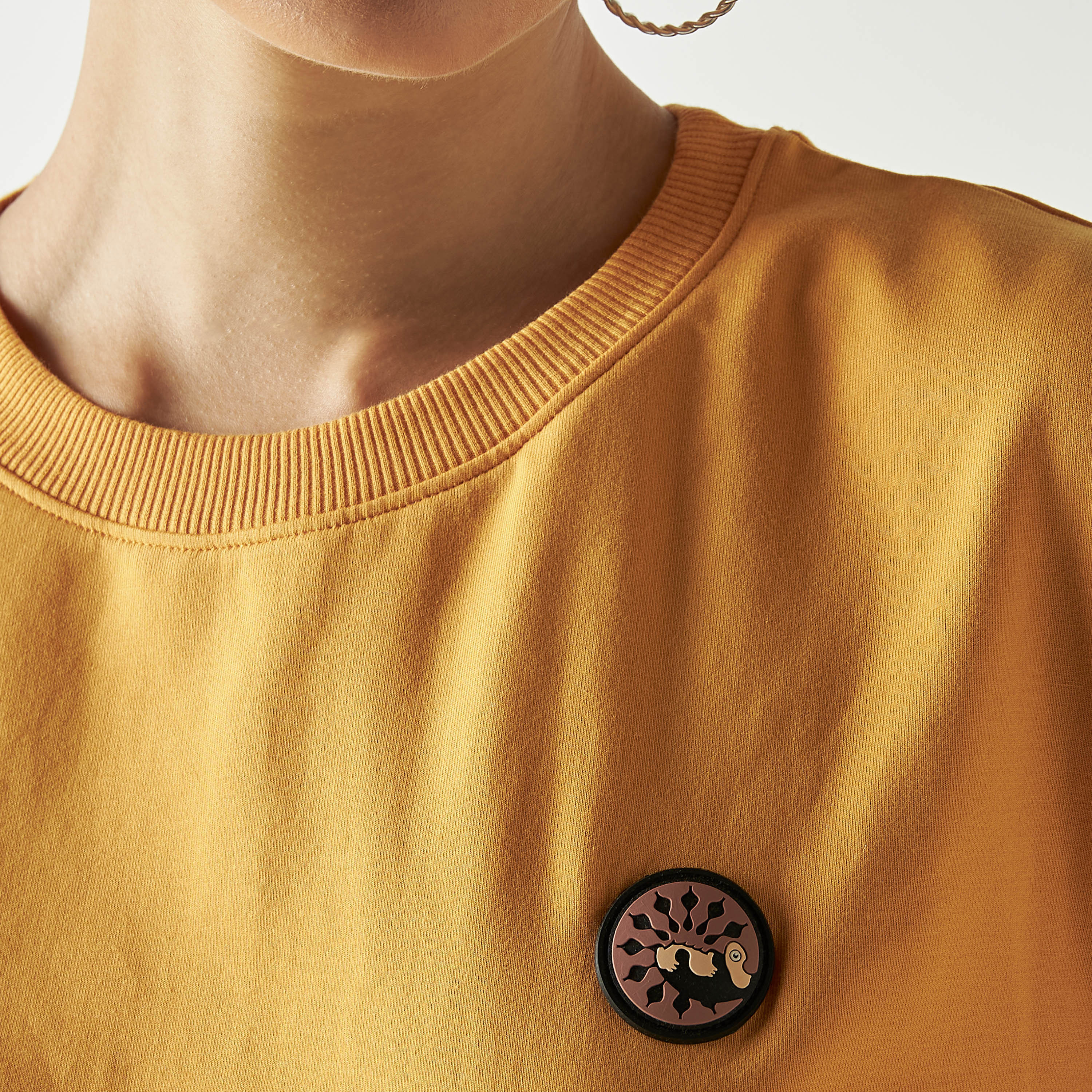 Pangolin Yellow StrataTech Sweatshirt-women-winterwear-hoodiesandsweatshirts-sweatshirts-image-5