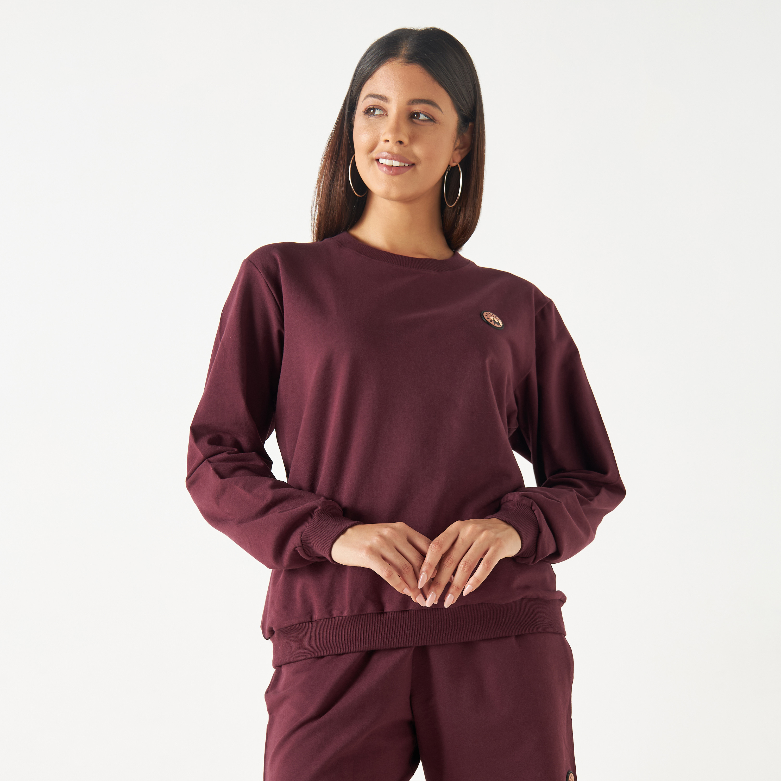 سويت شرت من بنجولين ستراتاتيك باللون الأصفر-women-winterwear-hoodiesandsweatshirts-sweatshirts-image-5