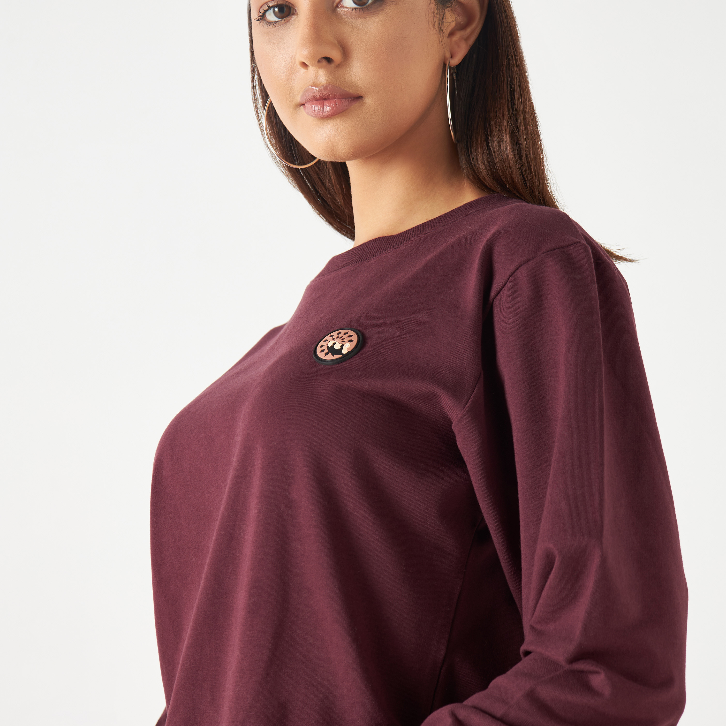 سويت شرت من بنجولين ستراتاتيك باللون الأصفر-women-winterwear-hoodiesandsweatshirts-sweatshirts-image-2