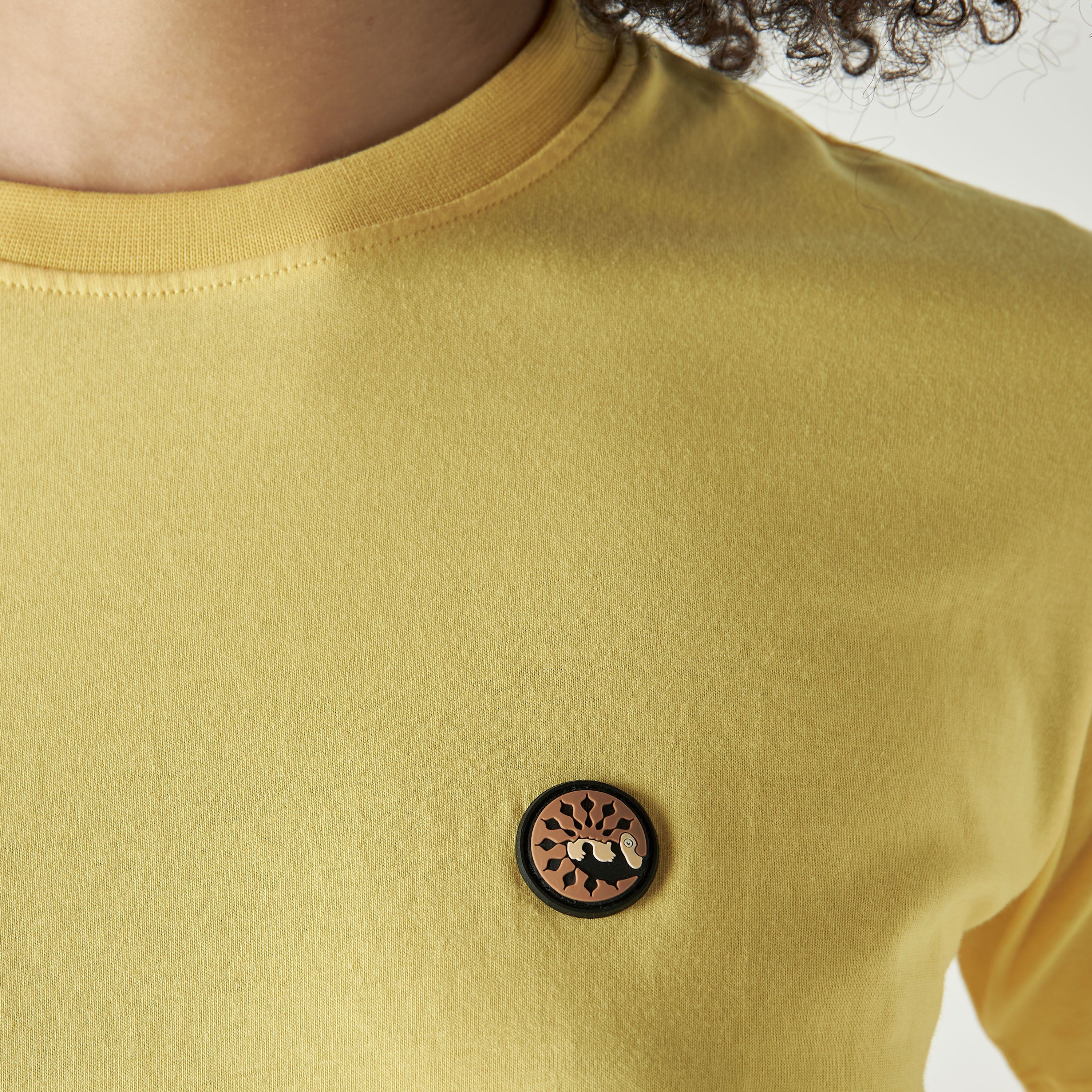 Pangolin Yellow Sienna T-Shirt-women-clothing-tshirts-image-2