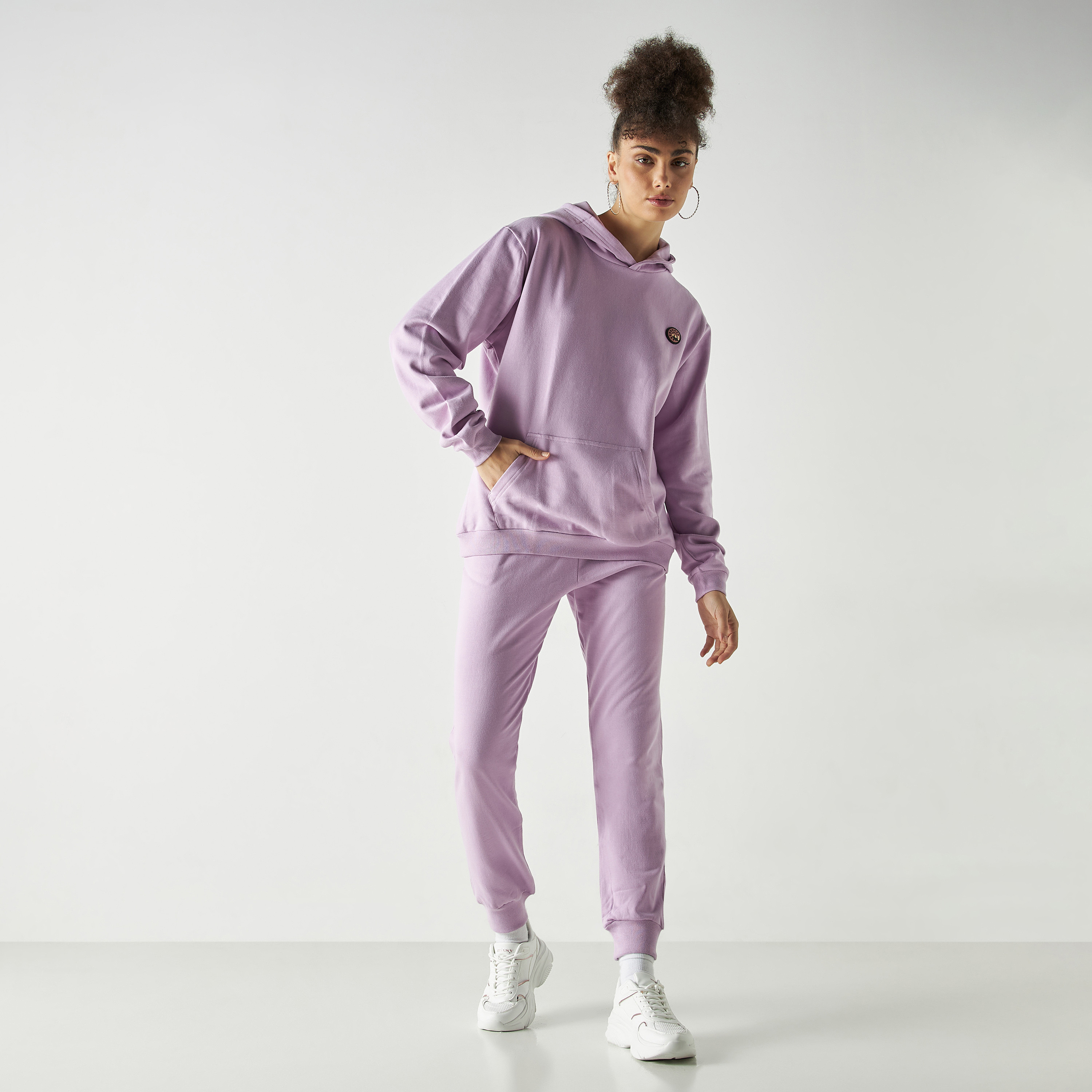 بنطلون رياضي من بنجولين نبولي باللون الرمادي-women-clothing-bottoms-joggers-image-8