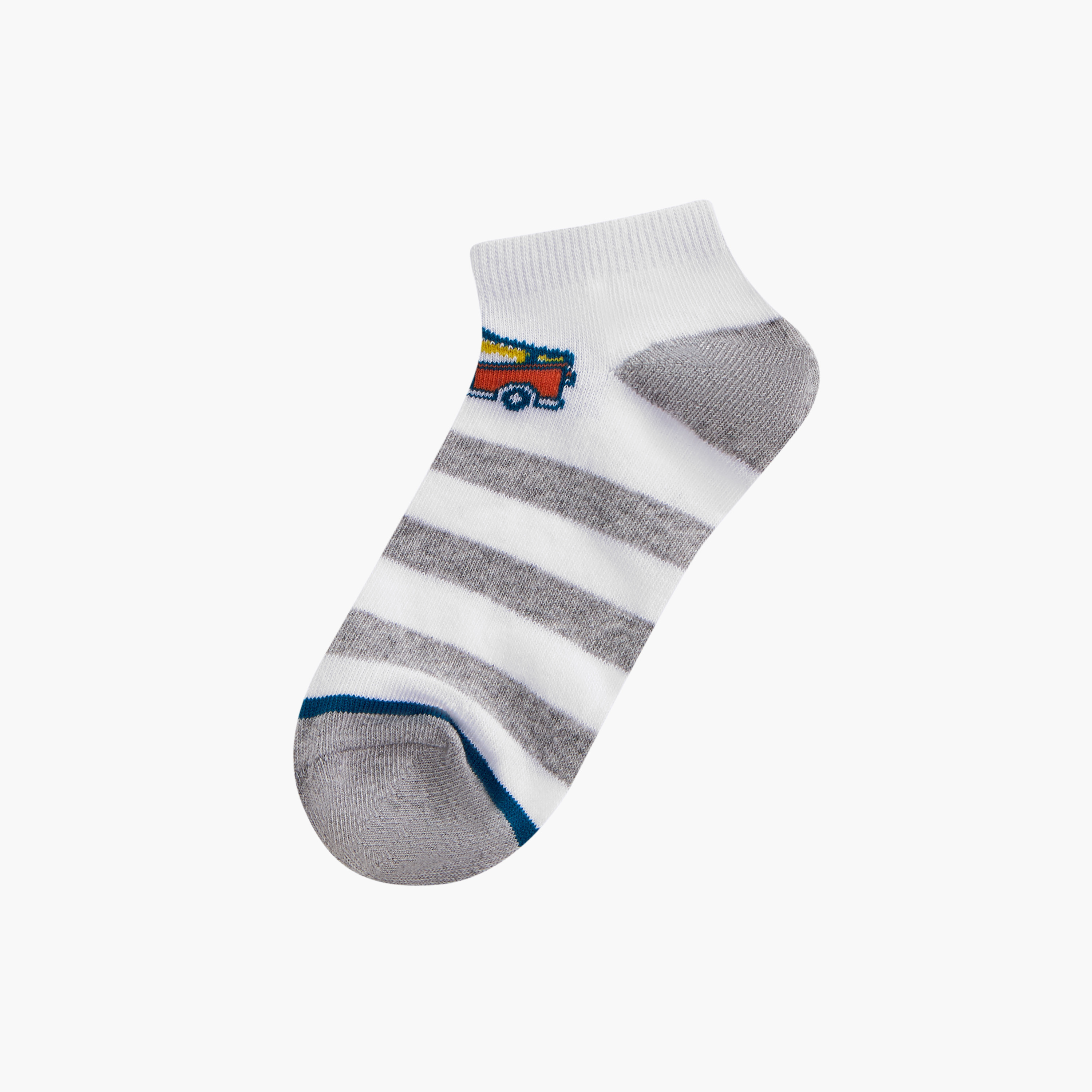 LBL by Shoexpress Assorted Ankle Length Socks - Set of 5-boys-accessories-socks-image-2