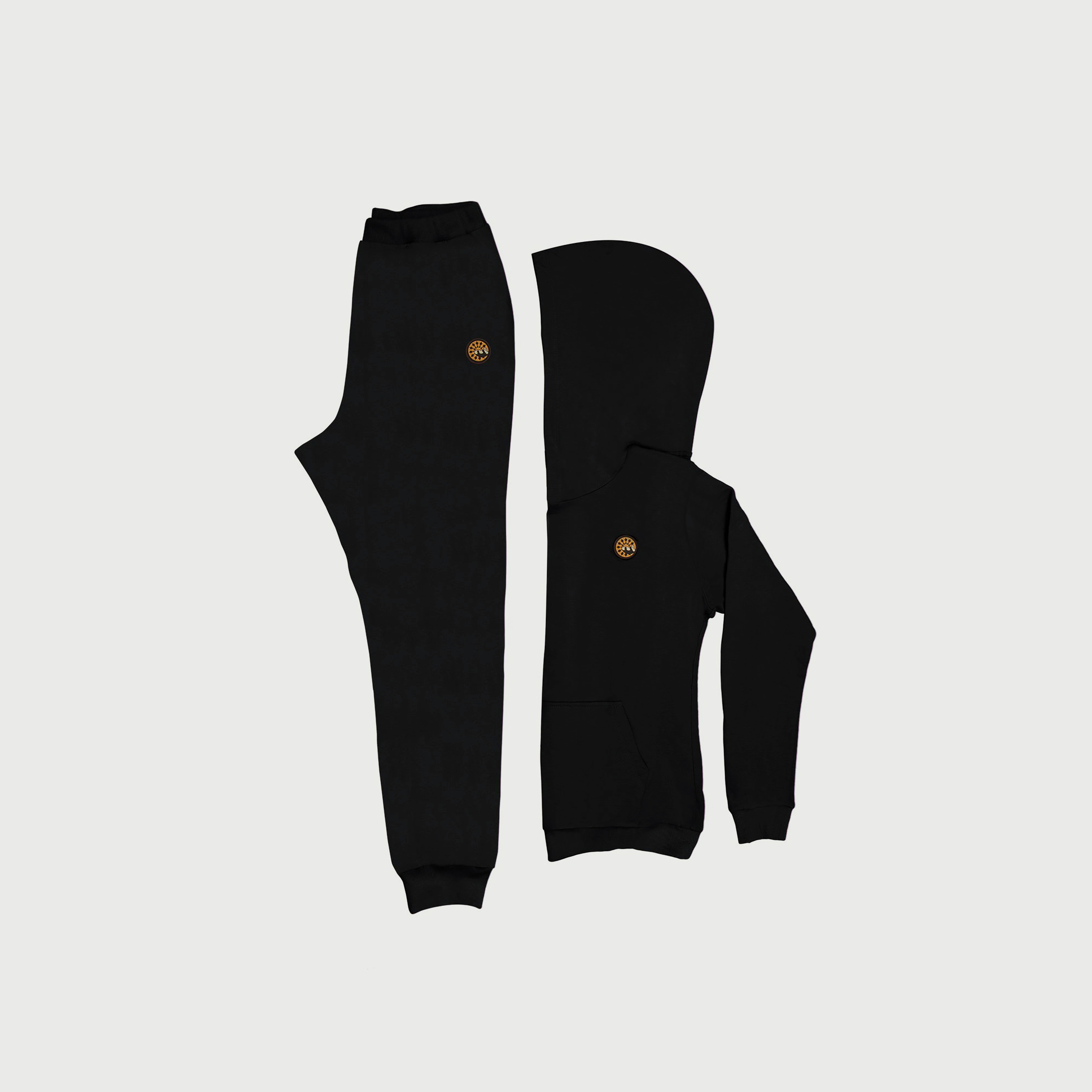 Pangolin Black StrataTech Hoodie and Track Pants Co-Ord-men-clothing-coordsets-image-2