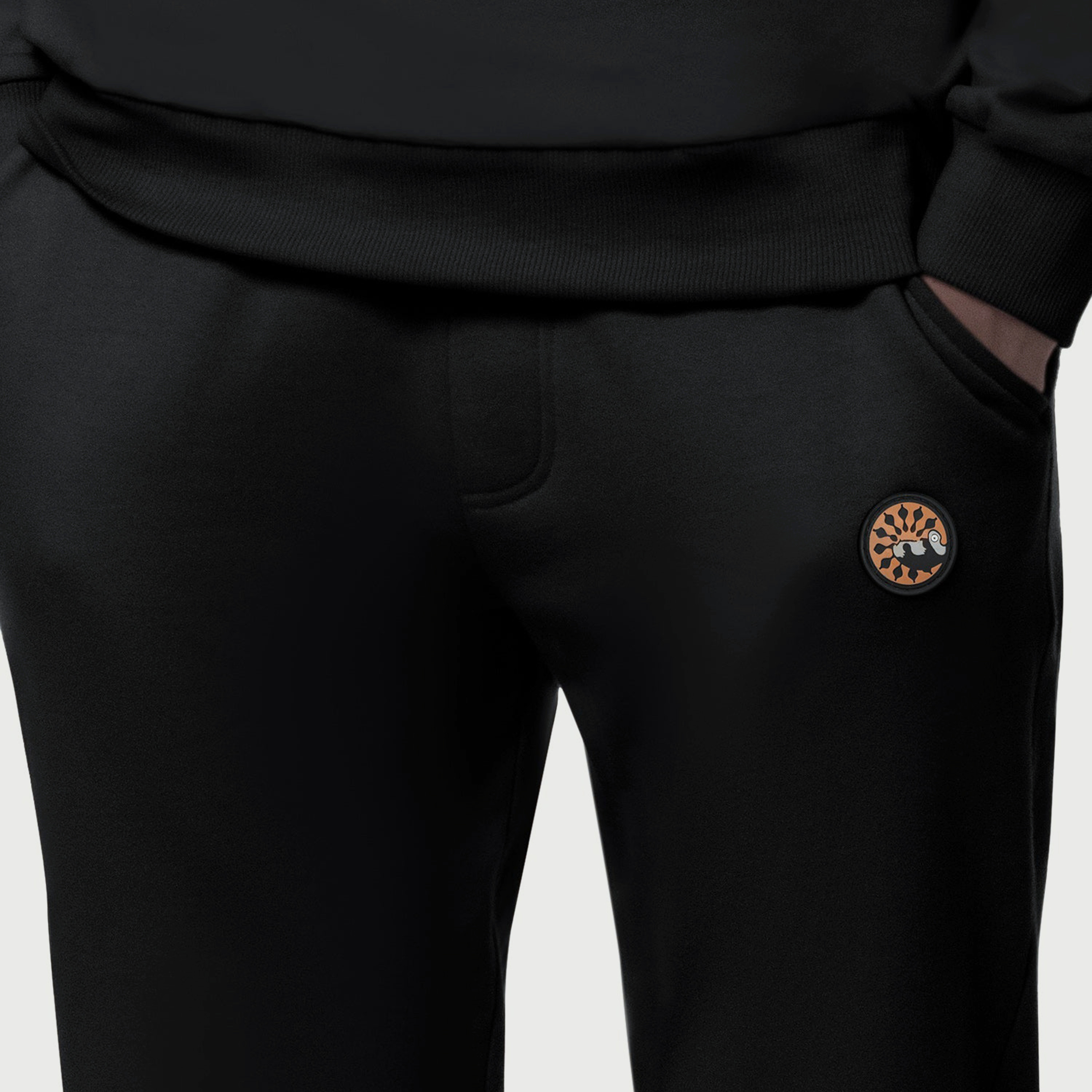 Pangolin Black StrataTech Hoodie and Track Pants Co-Ord-men-clothing-coordsets-image-5