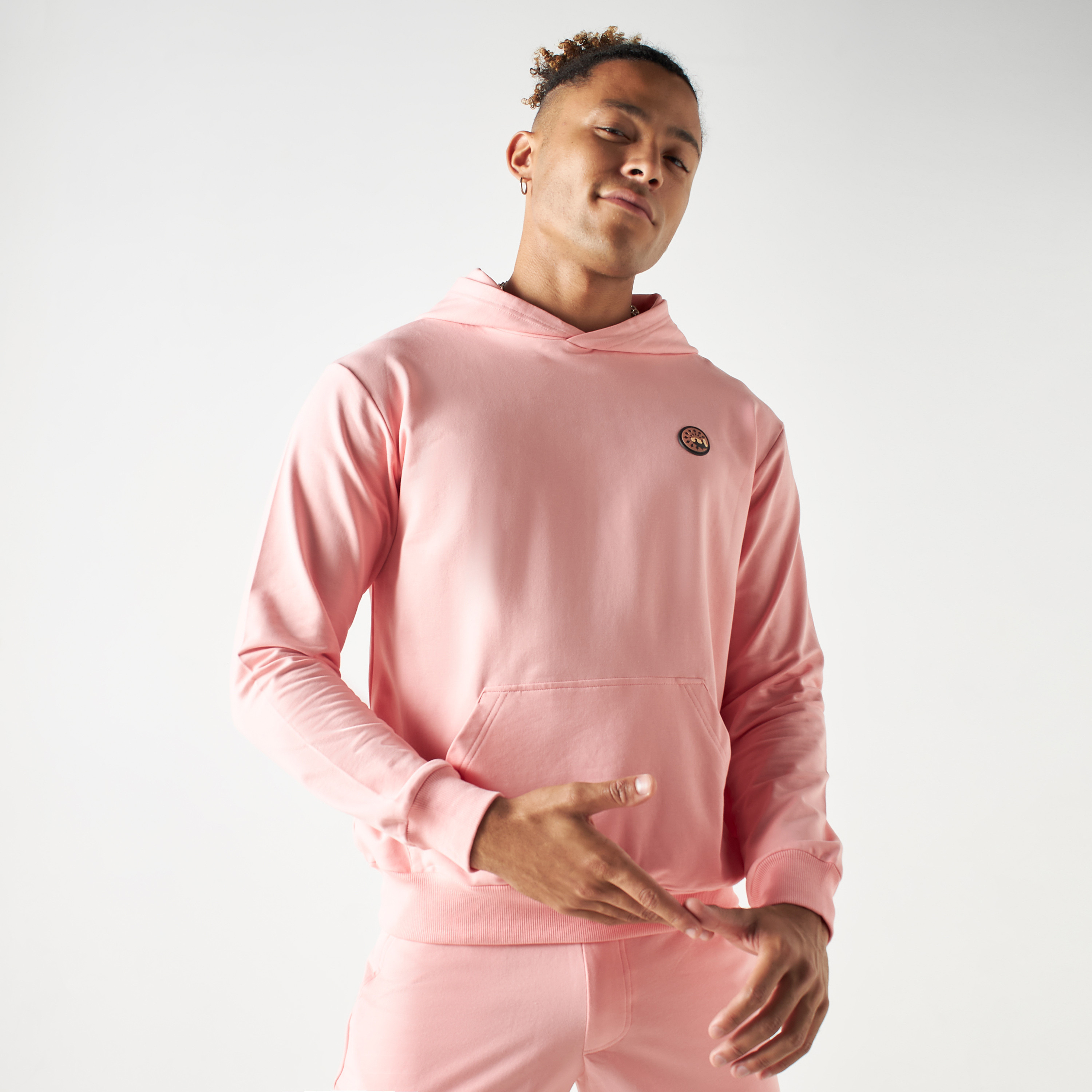 Pangolin Pink StrataTech Hoodie and Shorts Co-Ord-men-clothing-coordsets-image-3