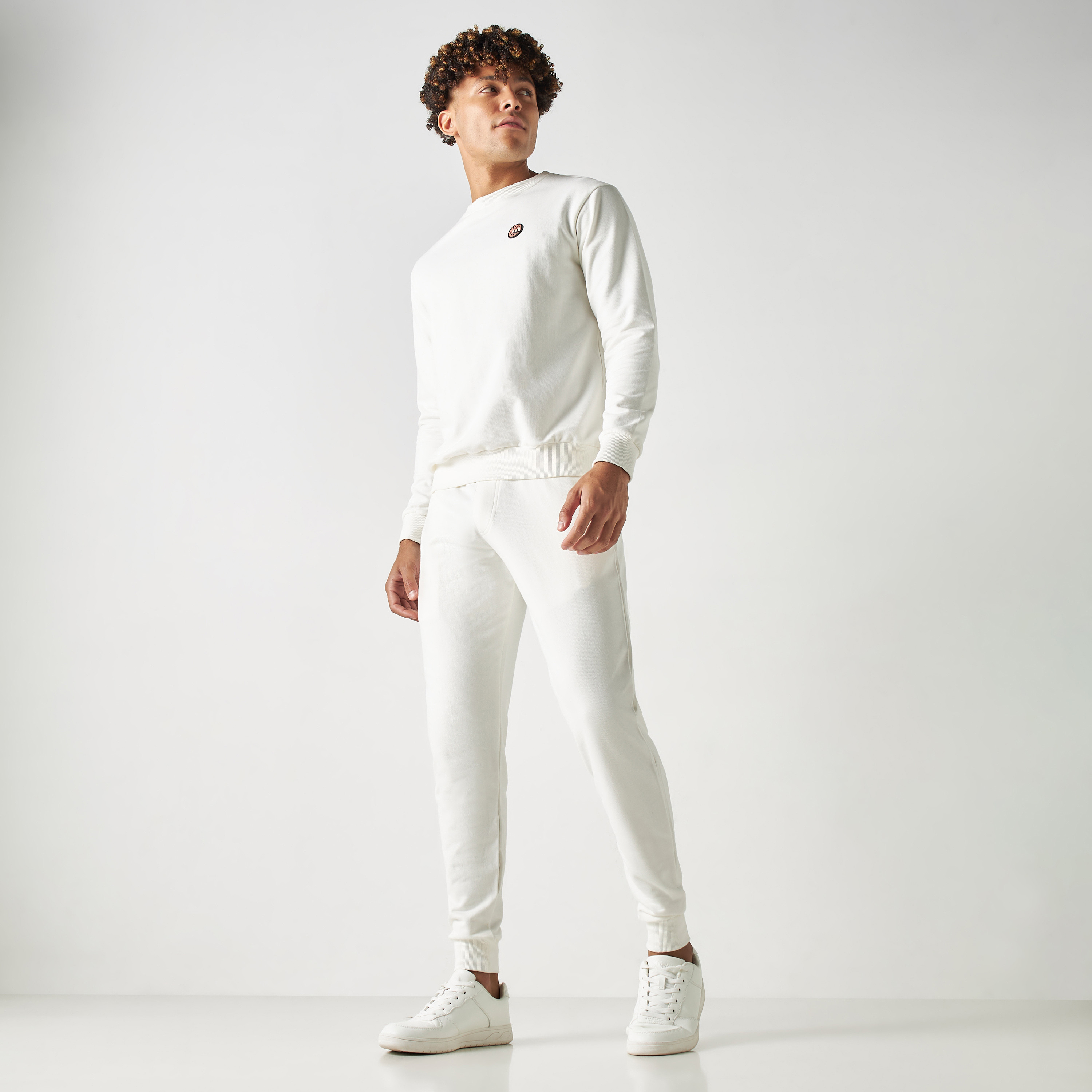 Pangolin White Napoli Sweatshirt and Track Pants Co-Ord-men-clothing-coordsets-image-1