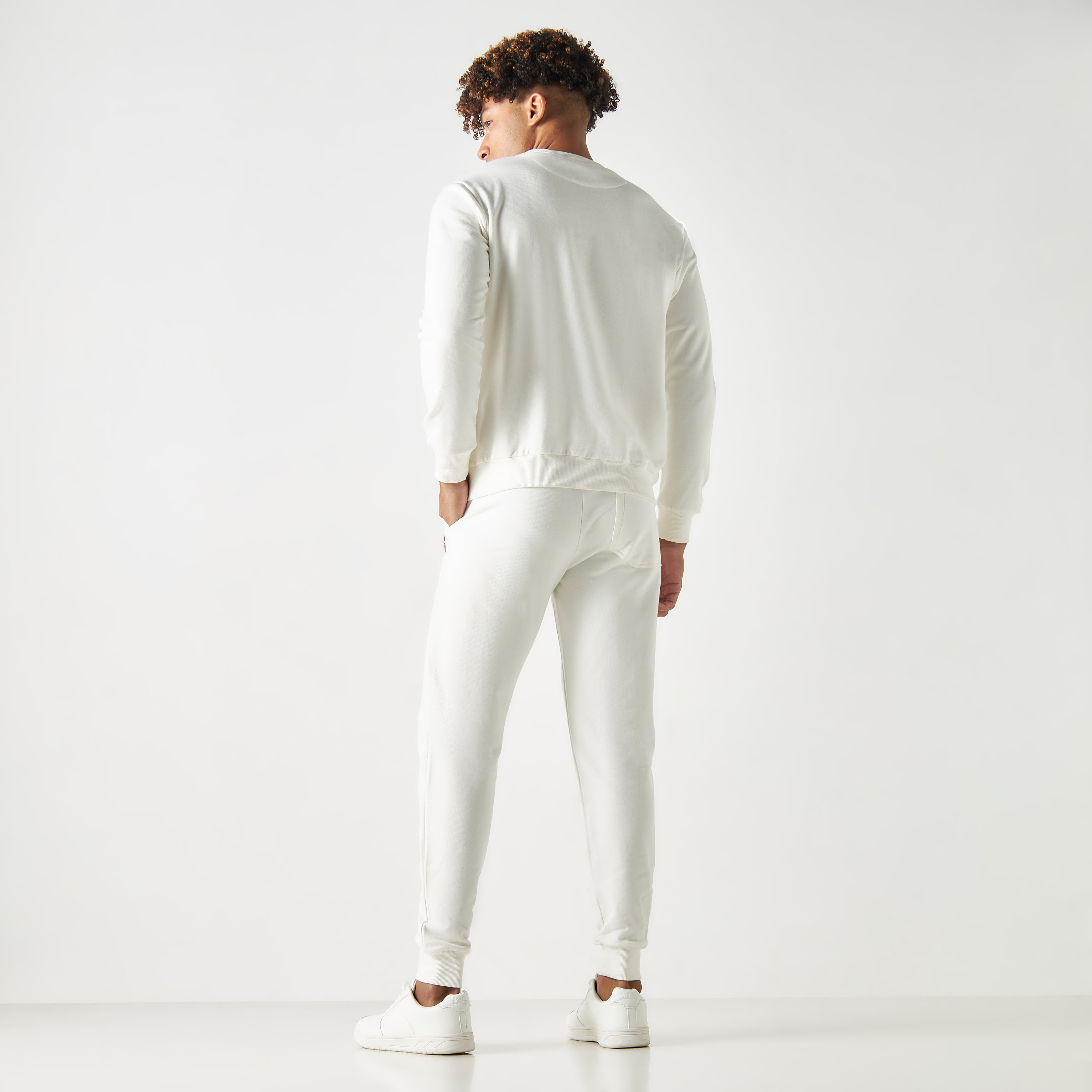 Pangolin White Napoli Sweatshirt and Track Pants Co-Ord-men-clothing-coordsets-image-5