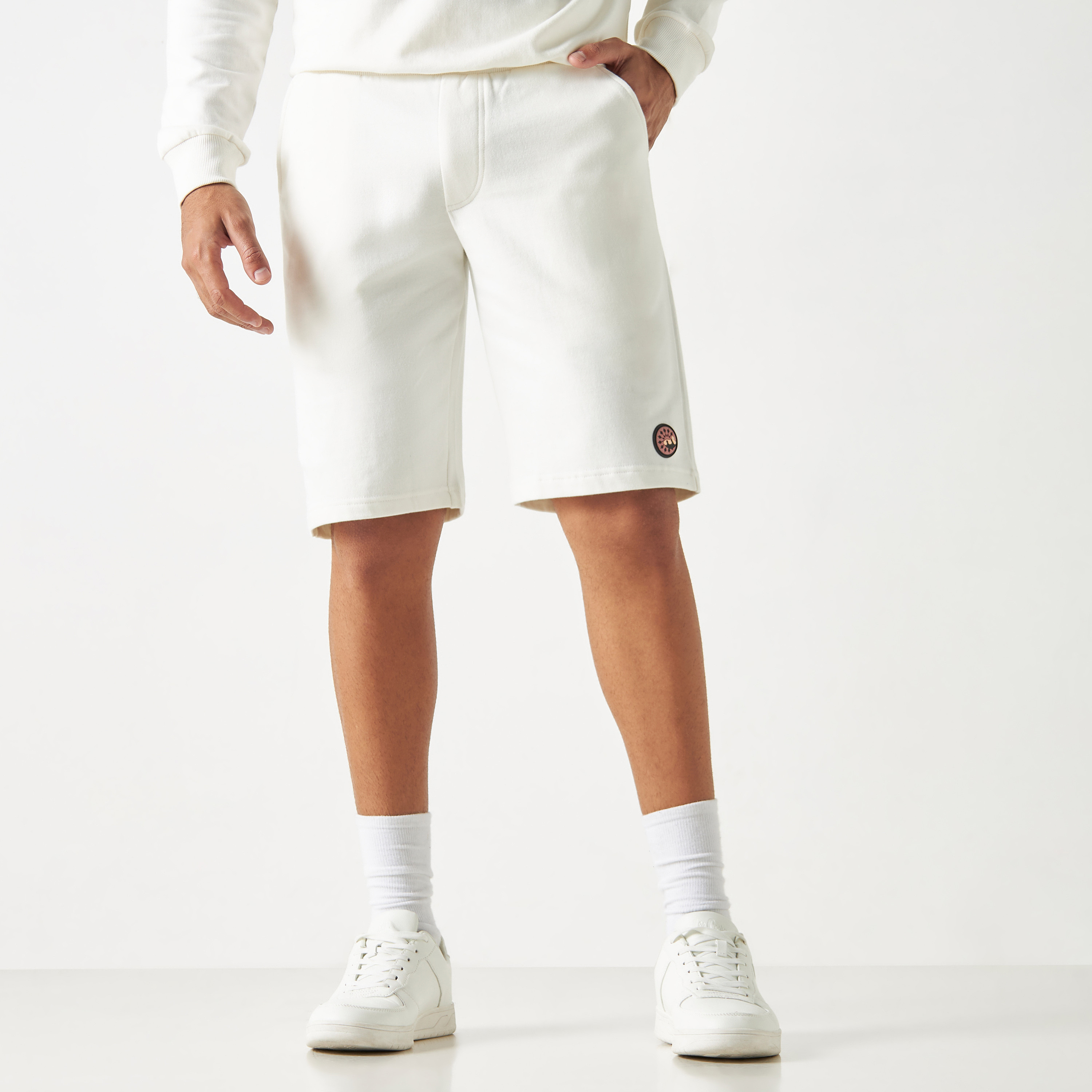 Pangolin White Napoli Shorts-men-clothing-bottoms-shorts-image-1