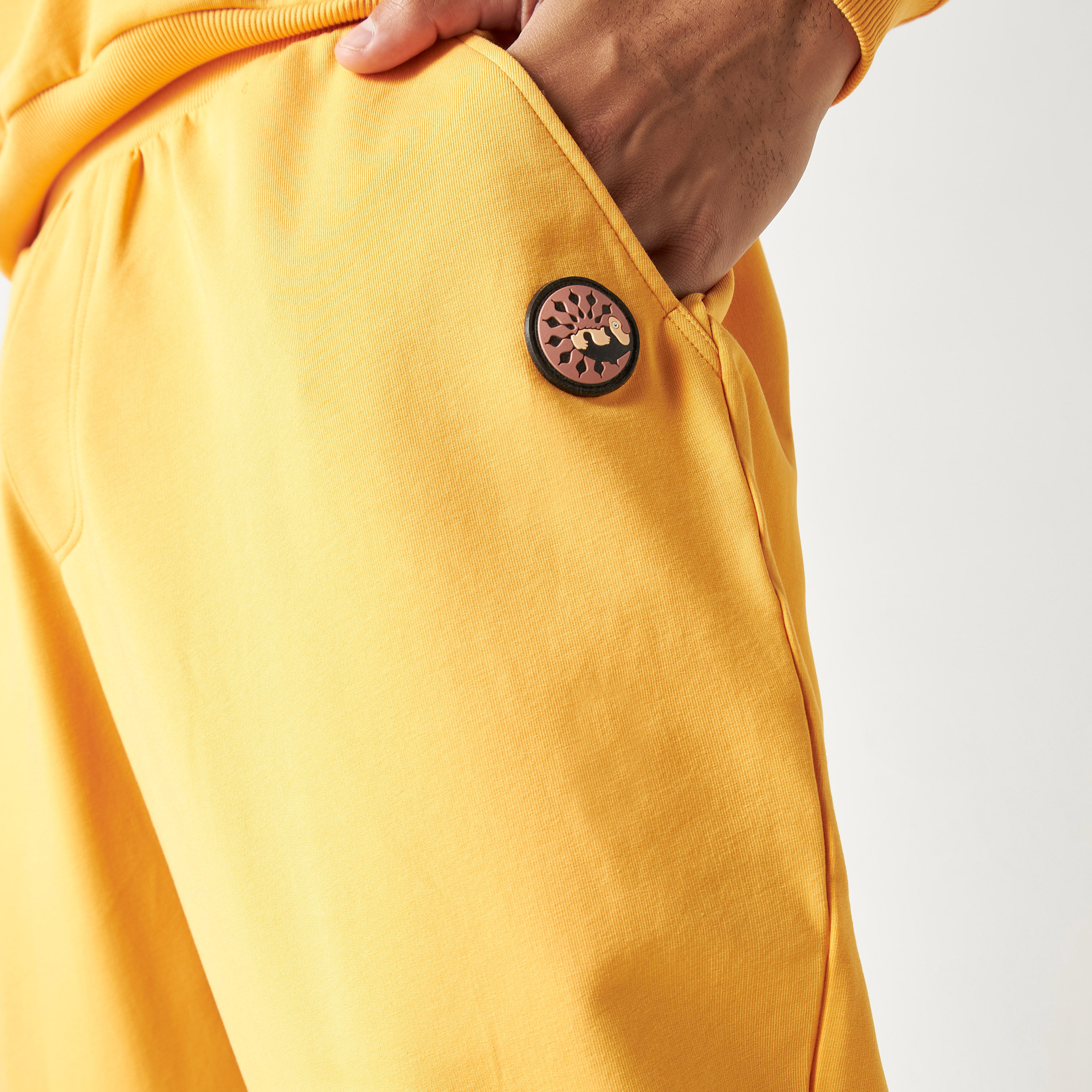Pangolin Yellow StrataTech Track Pants-men-clothing-bottoms-joggers-image-2