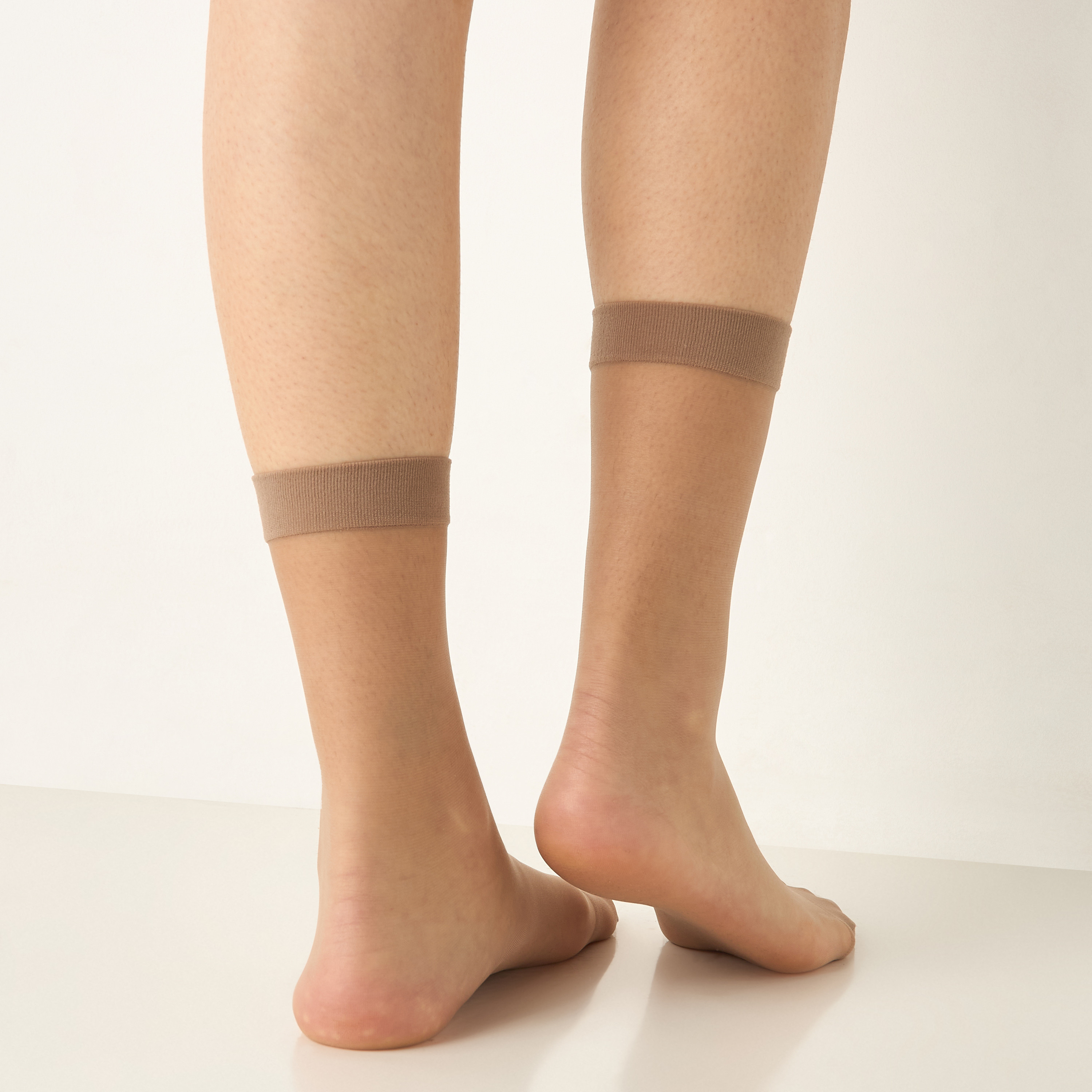 Celeste Solid Crew Length Socks with Elasticated Hem-women-socksandstockings-image-3